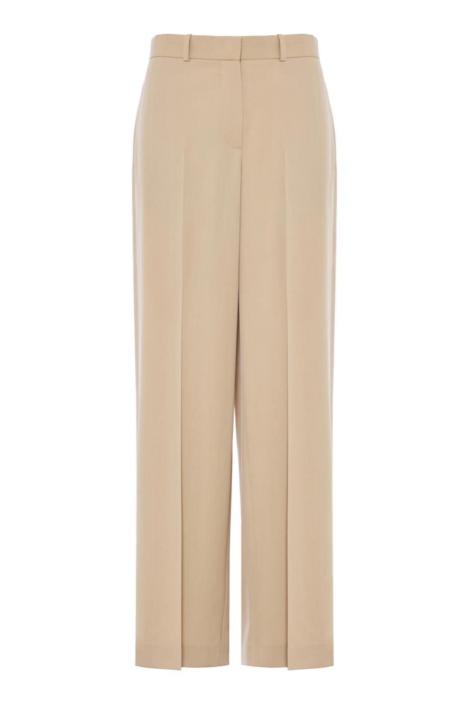 Dender wool pants in beige