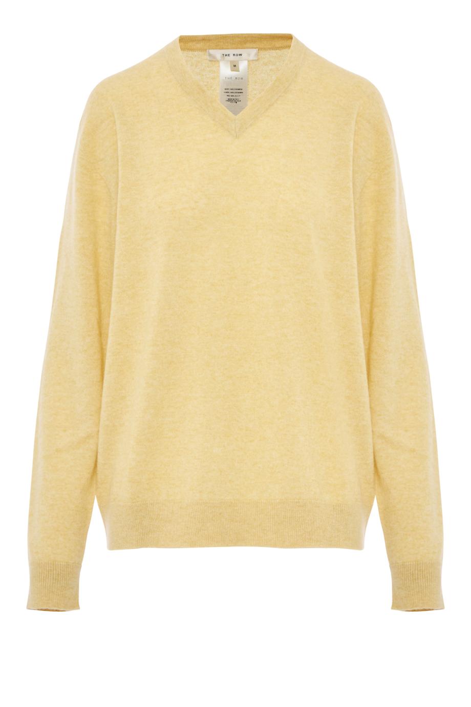 Nian goat-cashmere sweater in yellow