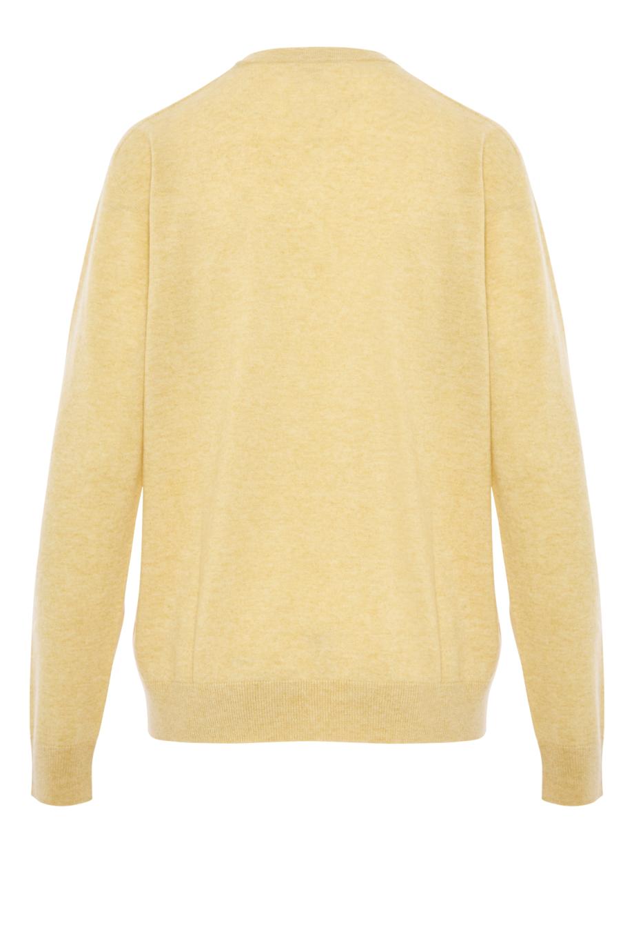 Nian goat-cashmere sweater in yellow