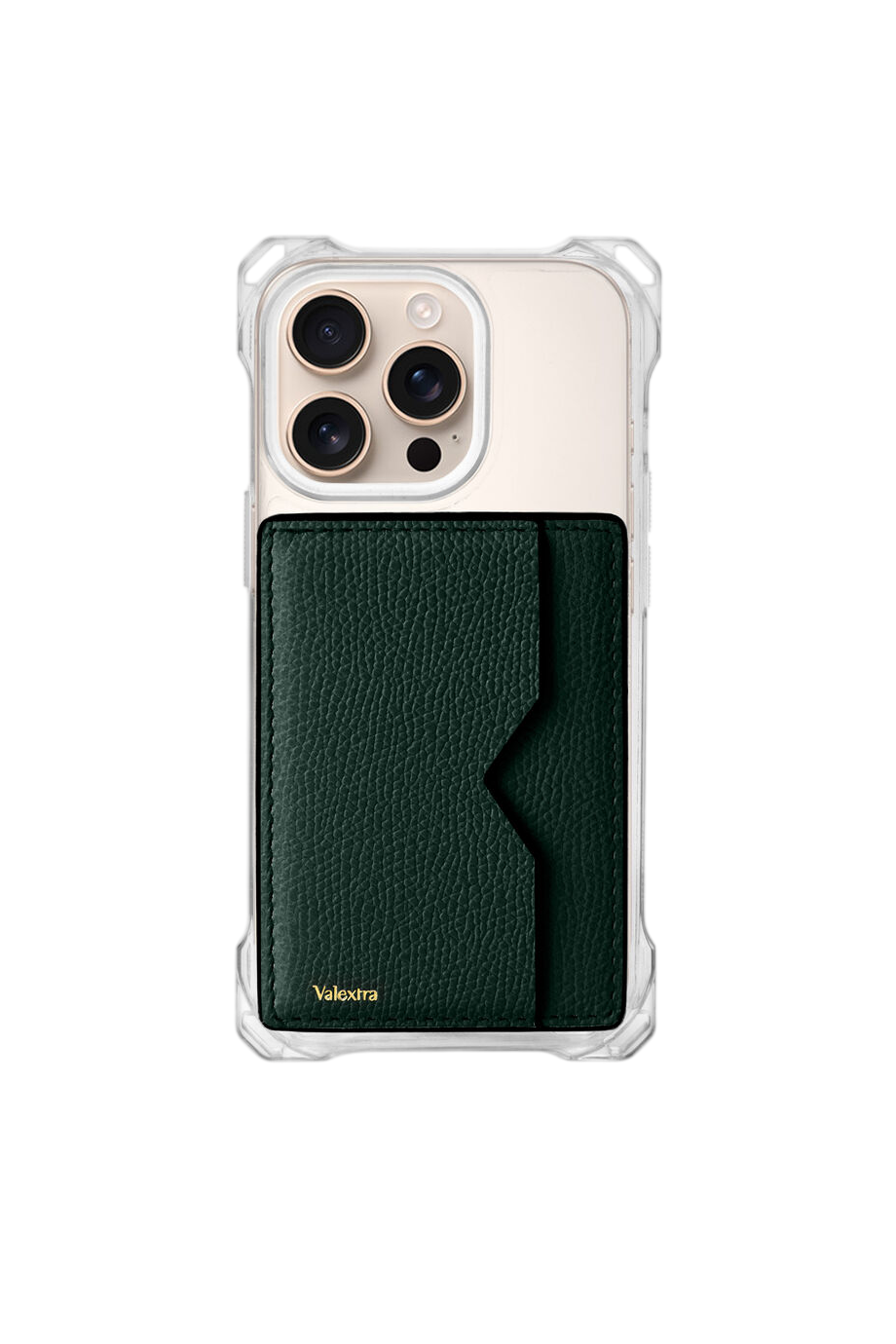 Magnetic Leather card Case iPhone in gray