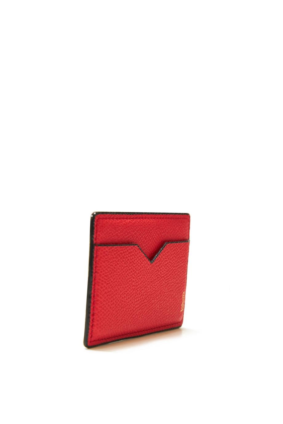 Magnetic Leather card Case iPhone in crimson