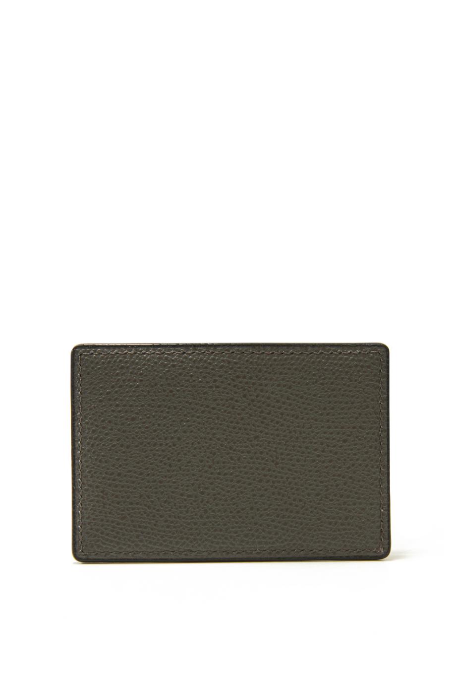 Magnetic Leather card Case iPhone in gray