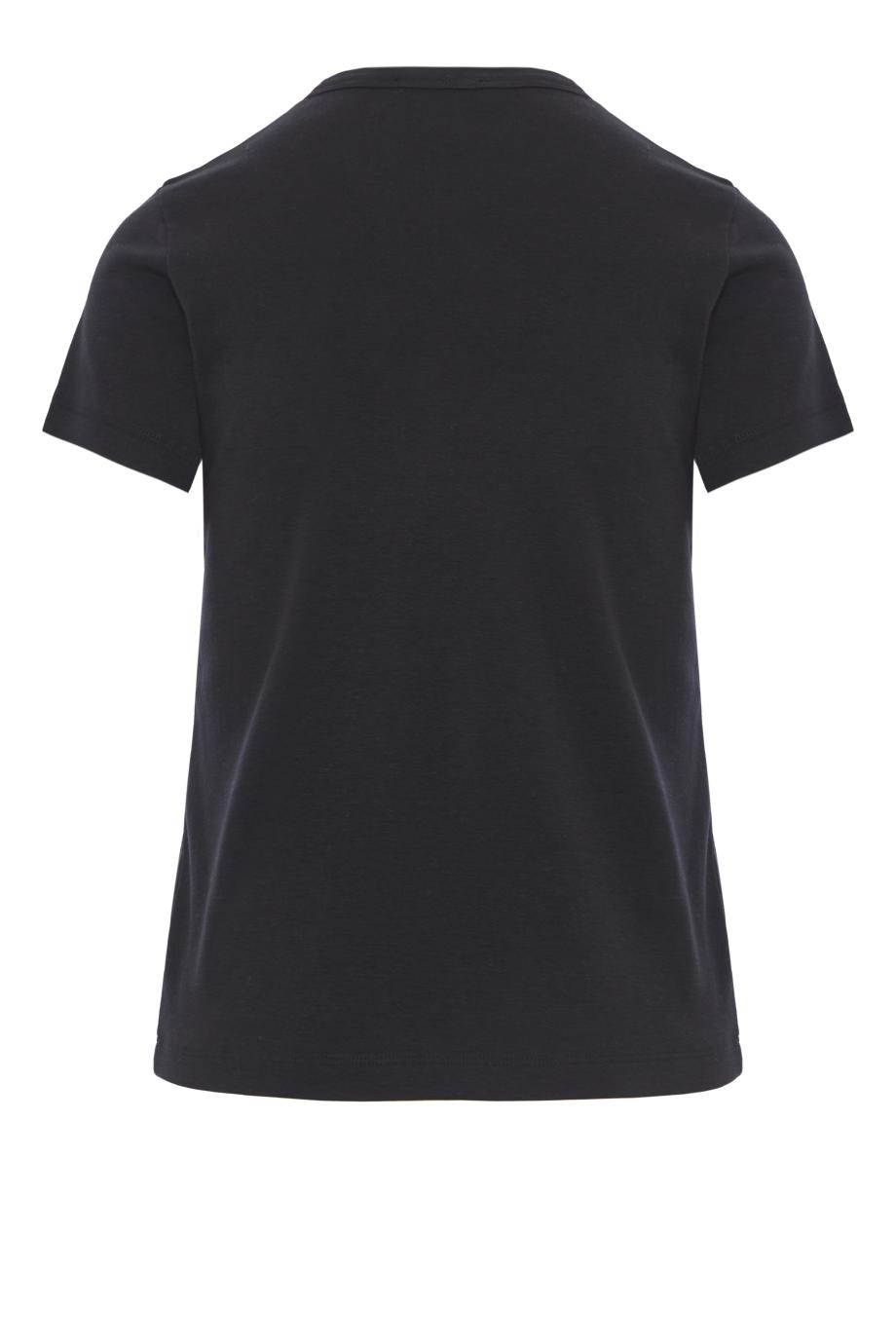 Pima Cotton-Blend '90s Shrunken T-Shirt in black