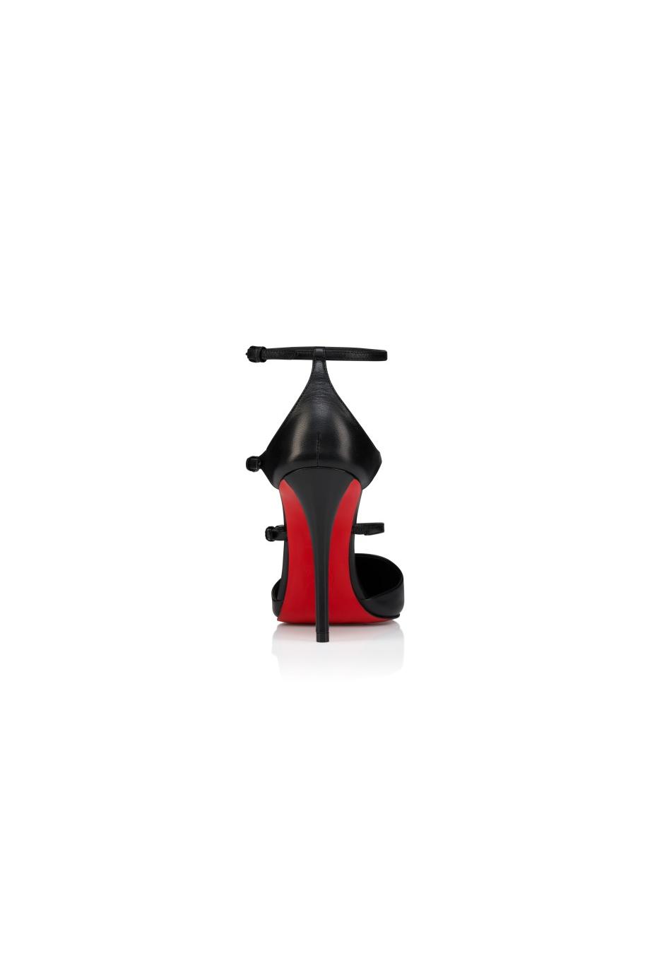 Milena 100 leather pumps in black