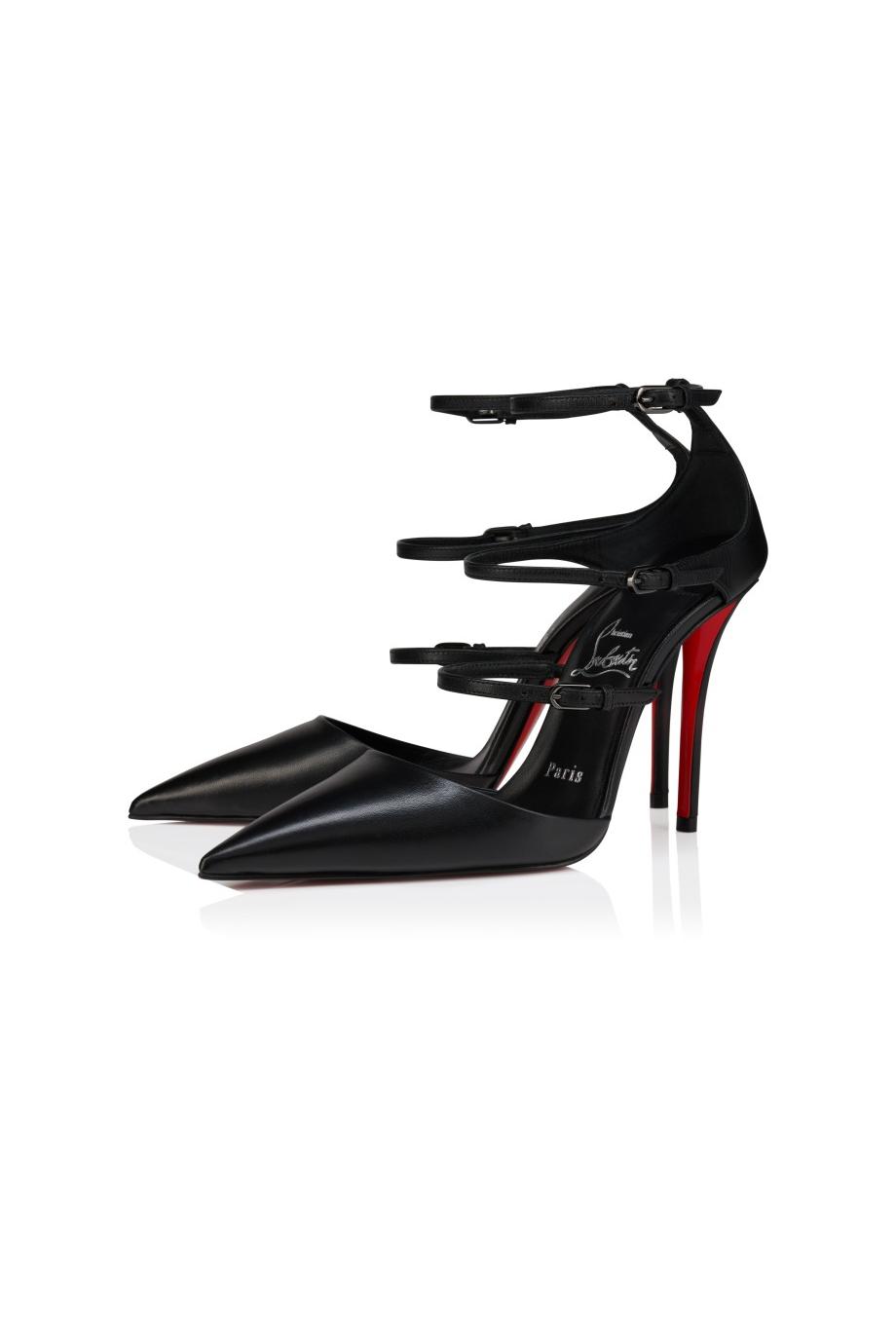 Milena 100 leather pumps in black