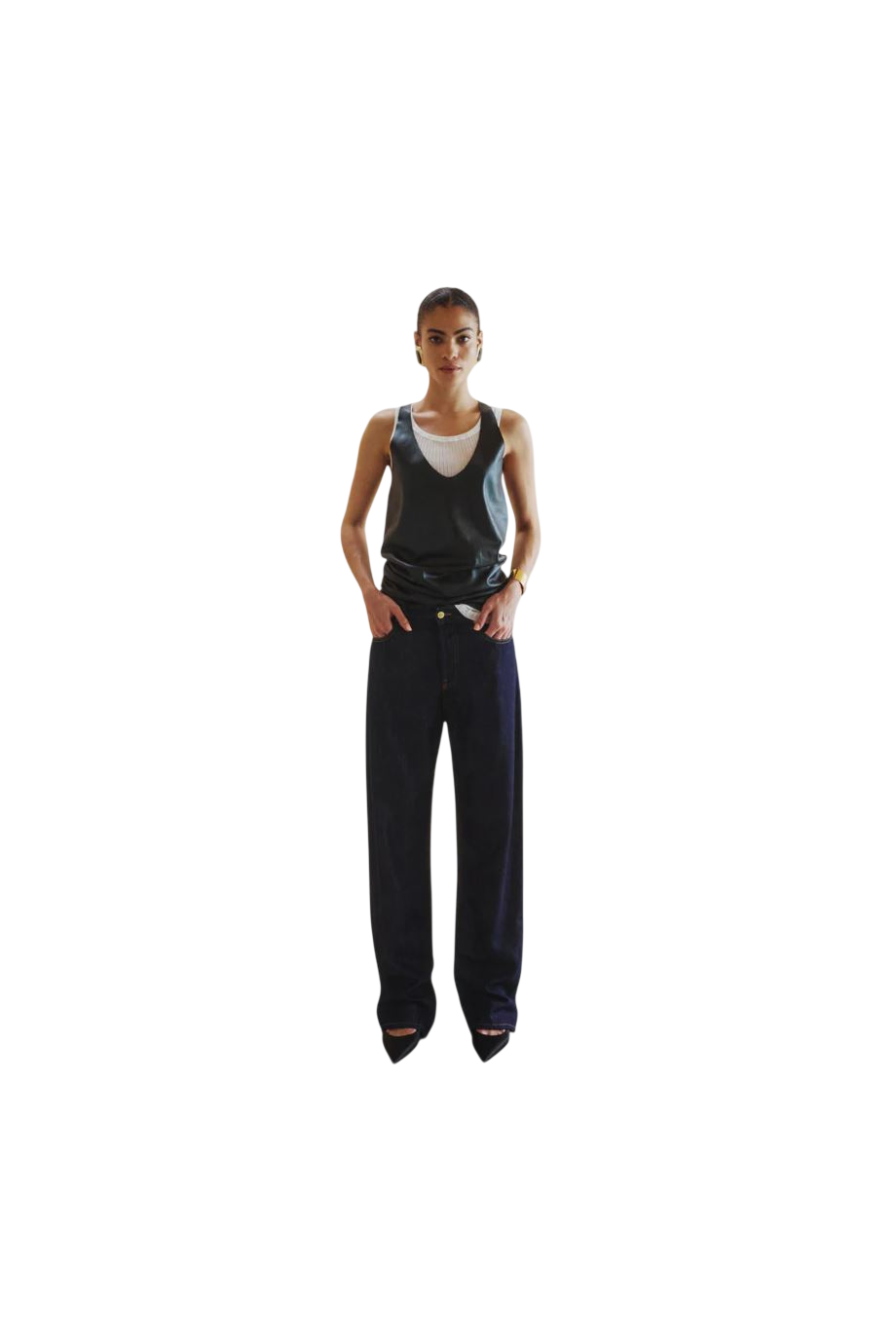 Gale relaxed fit jeans in blue