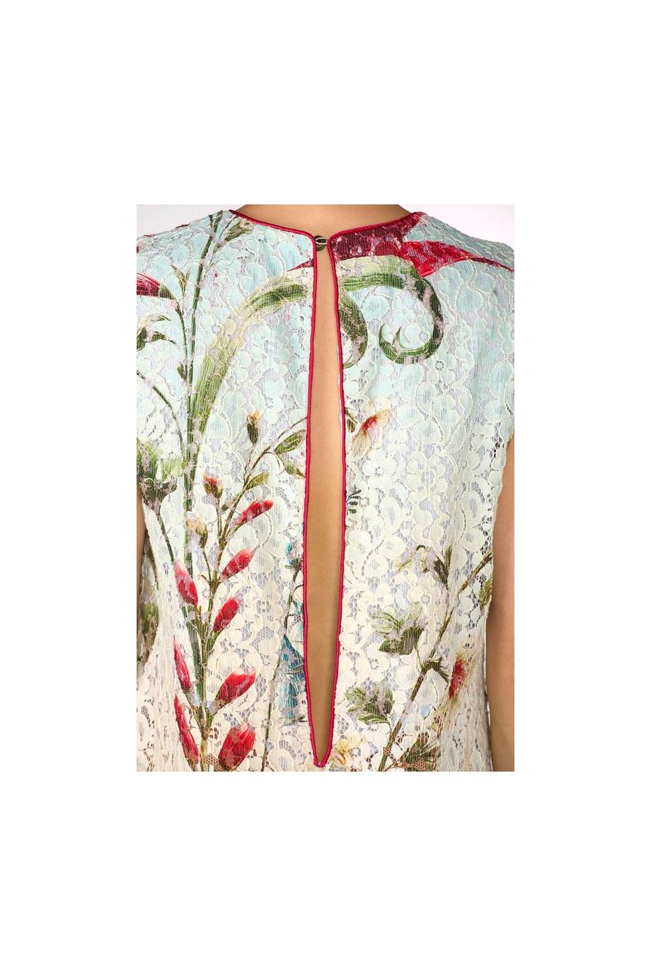 Megera printed cotton maxi dress in wild floral