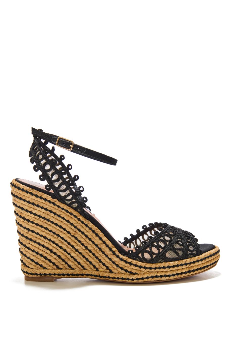 Kahlo 105 wedge espadrilles in black