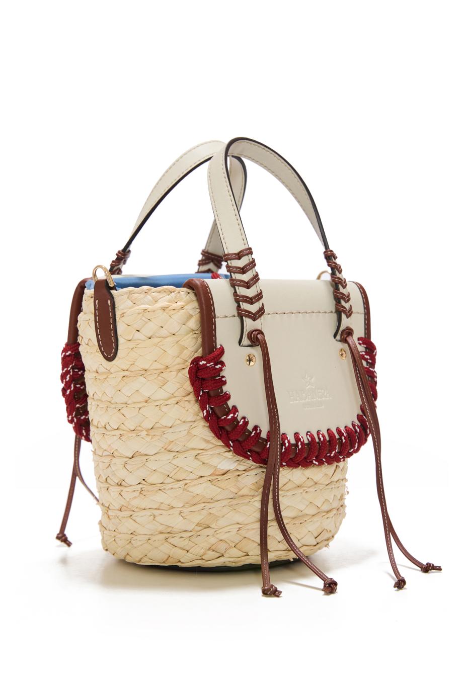 Habanera treck raffia bag in arctic