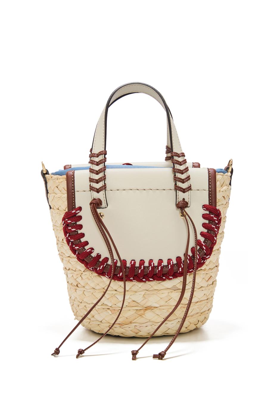Habanera treck raffia bag in arctic