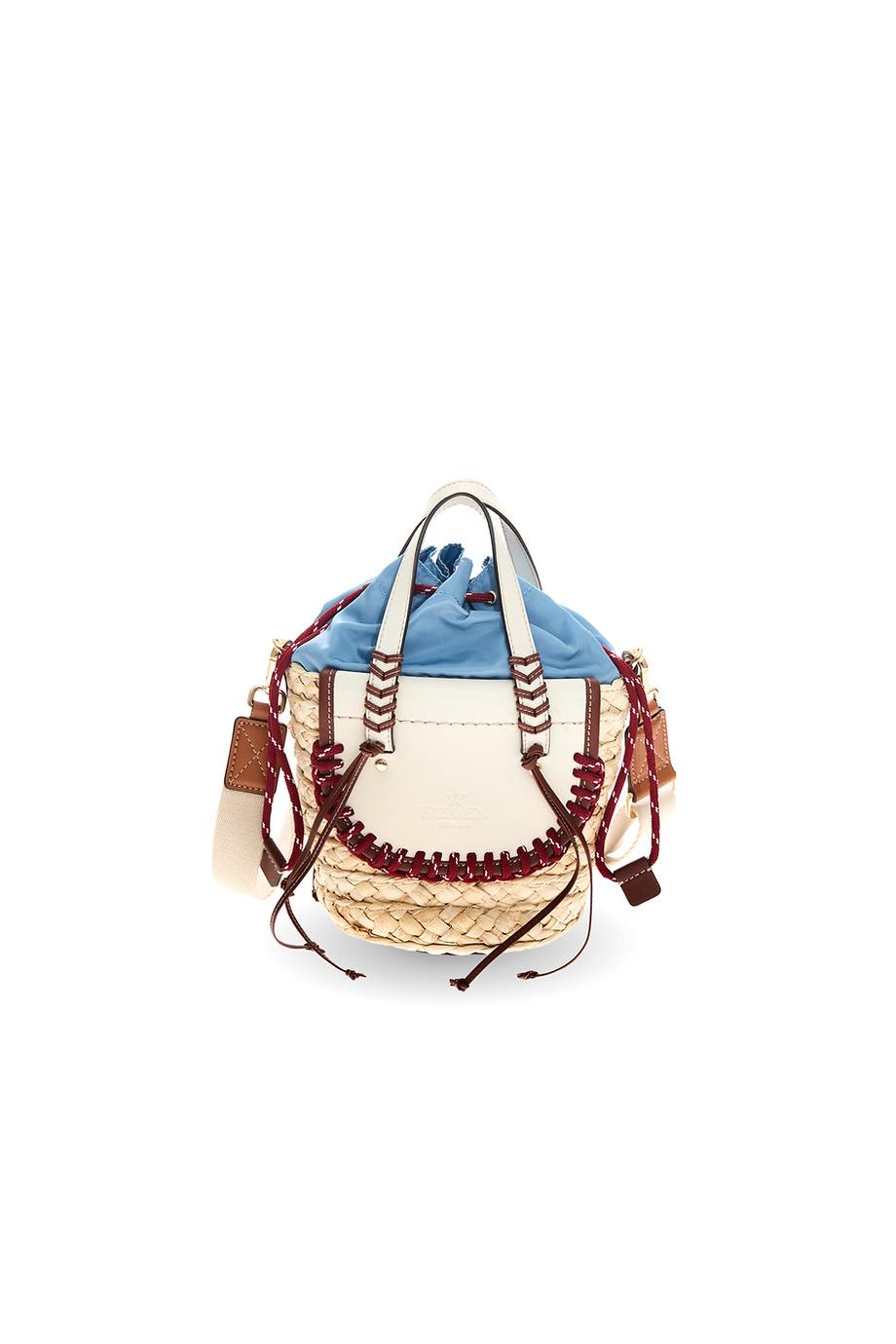 Habanera raffia bag in arctic