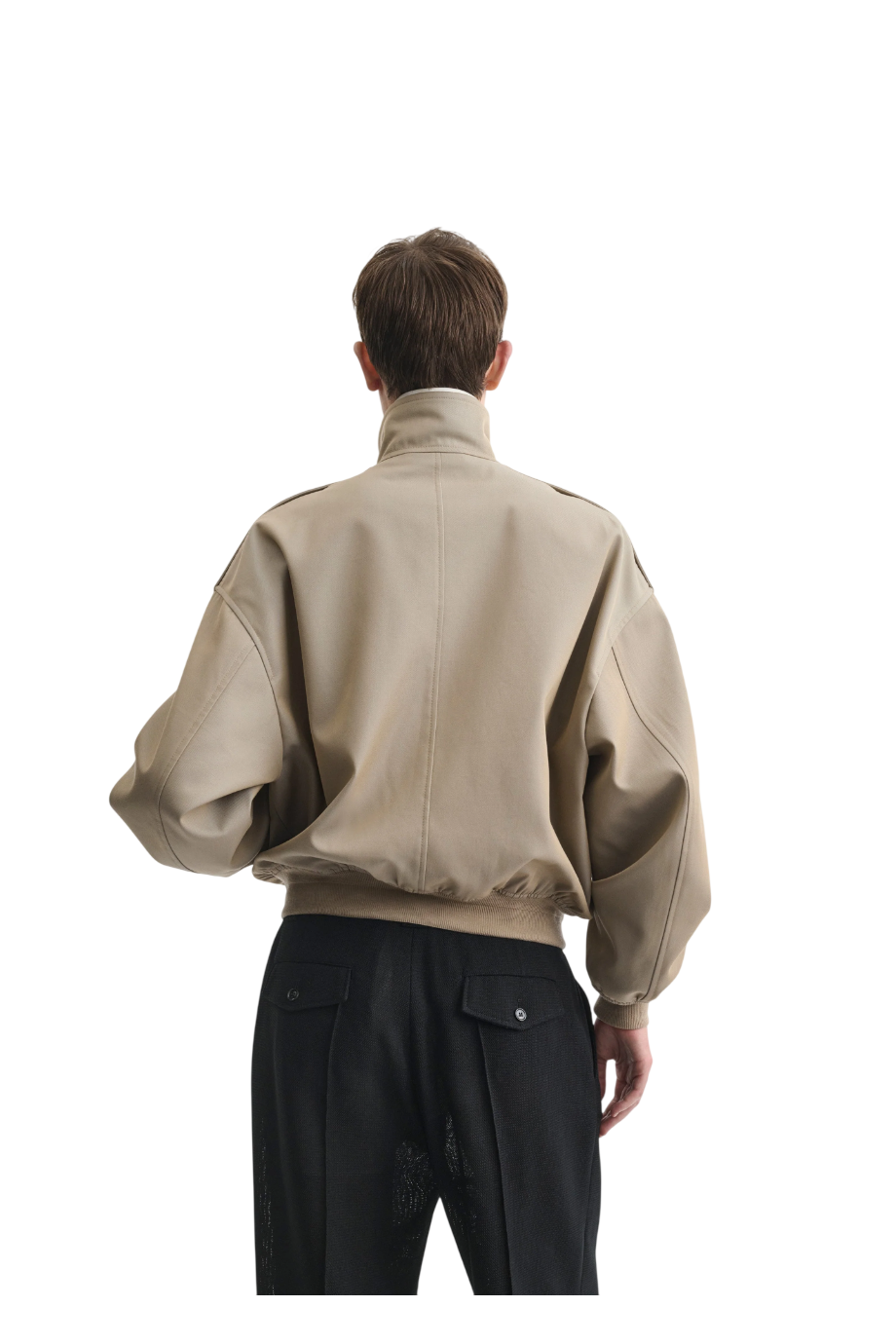 Harrington cotton jacket in desert