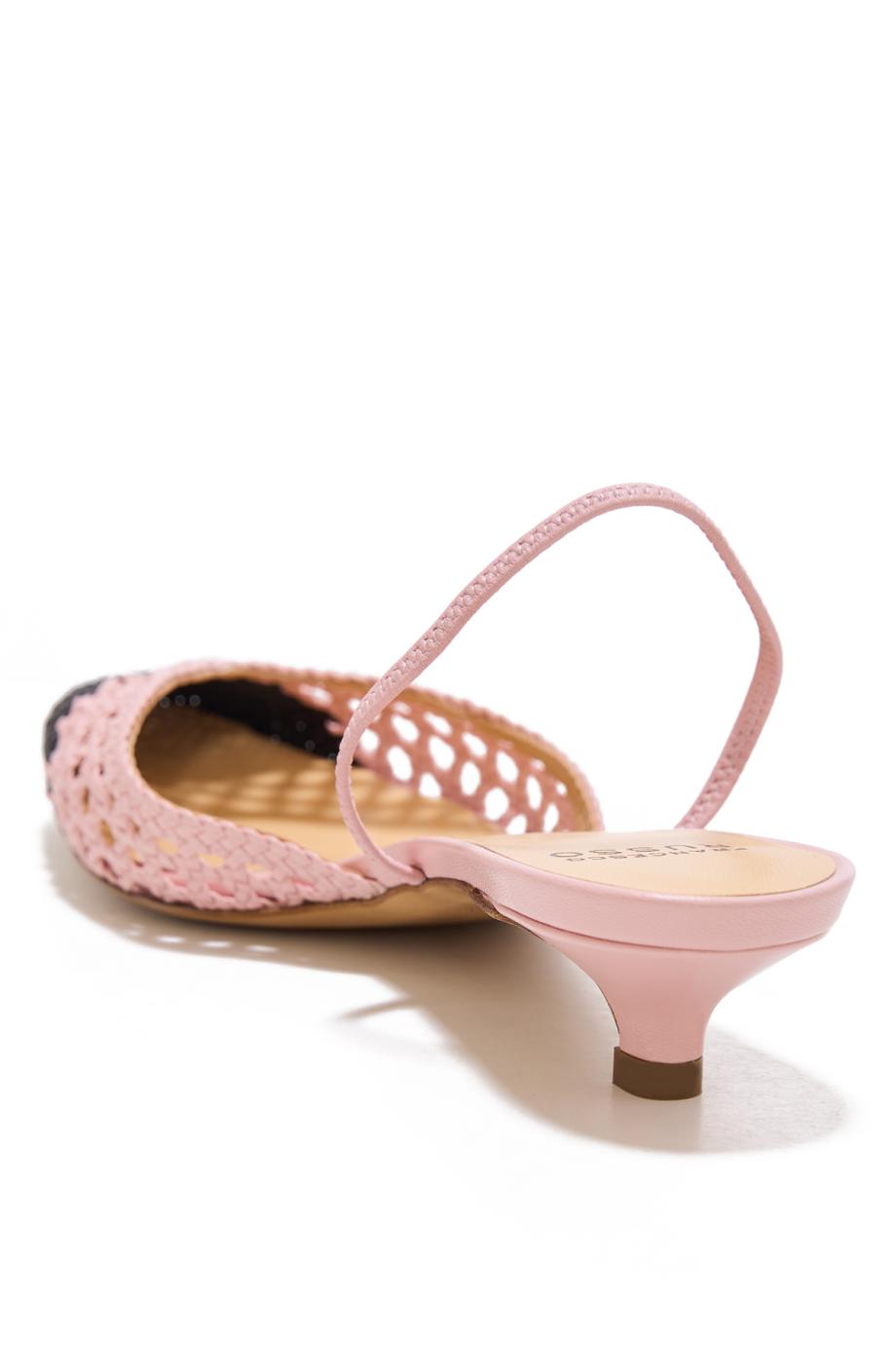 Crocheted 25 pumps in pink