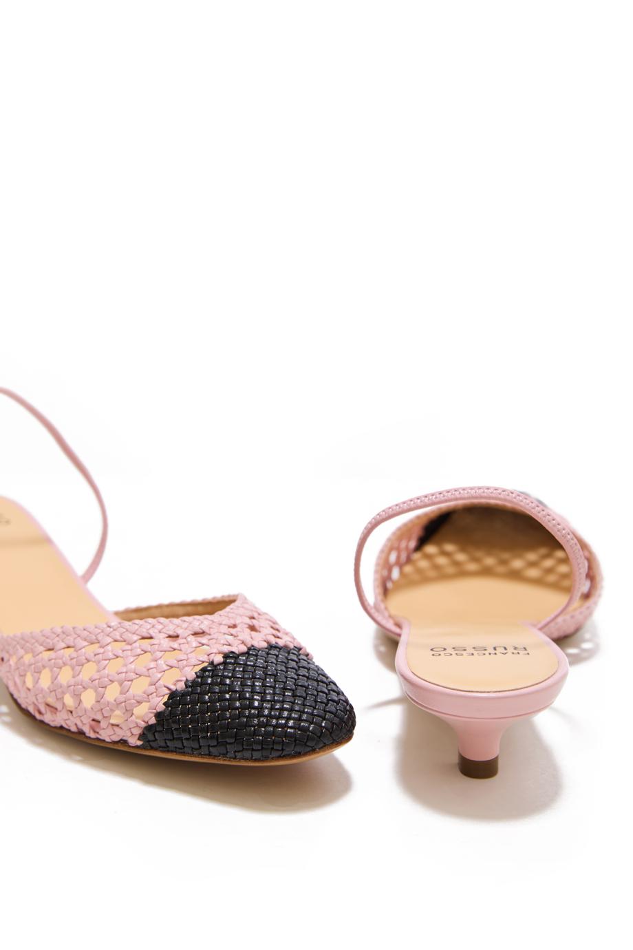 Crocheted 25 pumps in pink