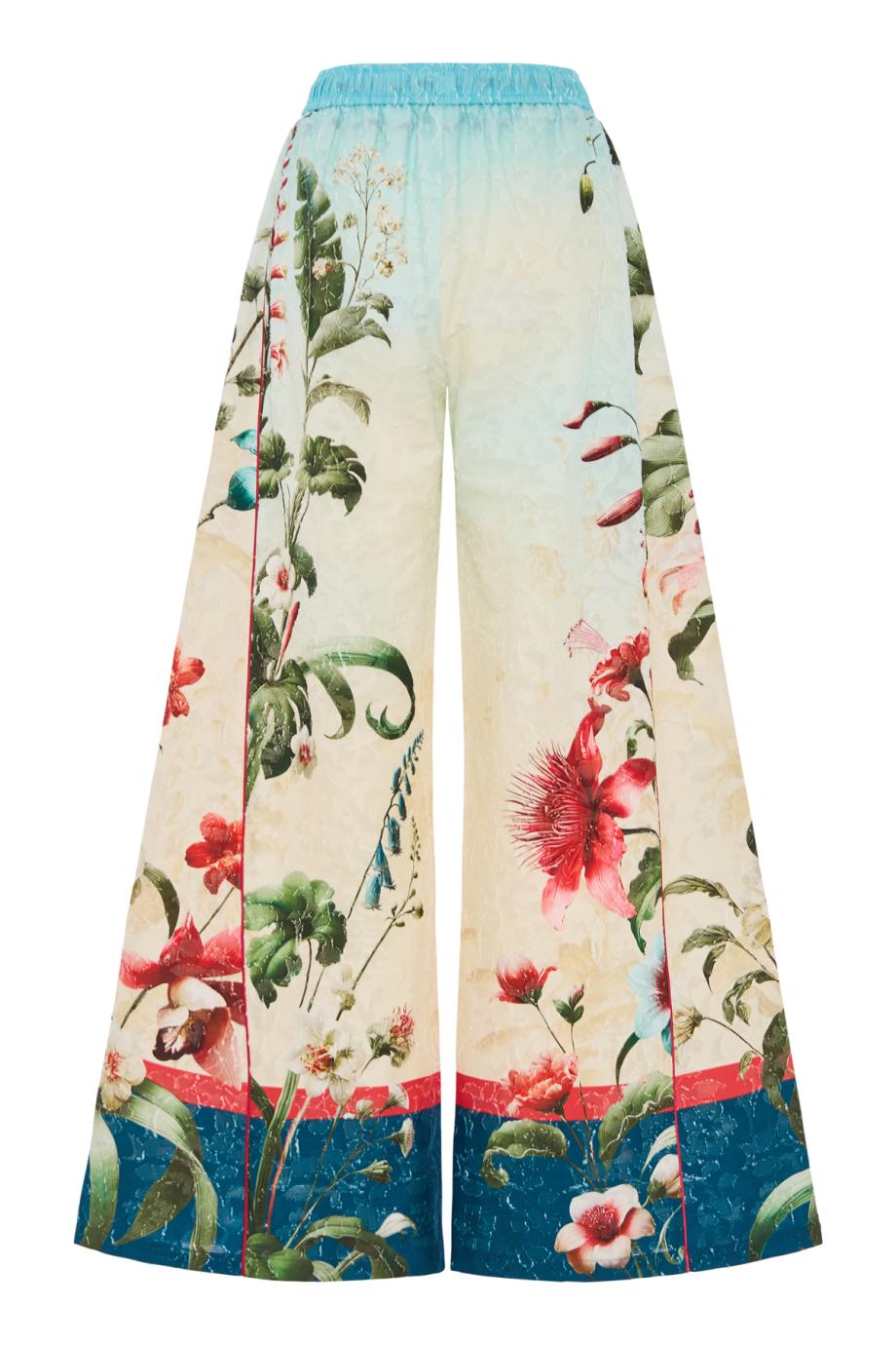 Apate 894 printed cotton pajama pants in wild flower