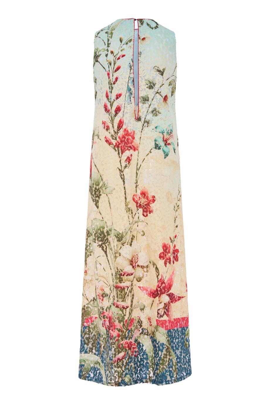 Megera printed cotton maxi dress in wild floral