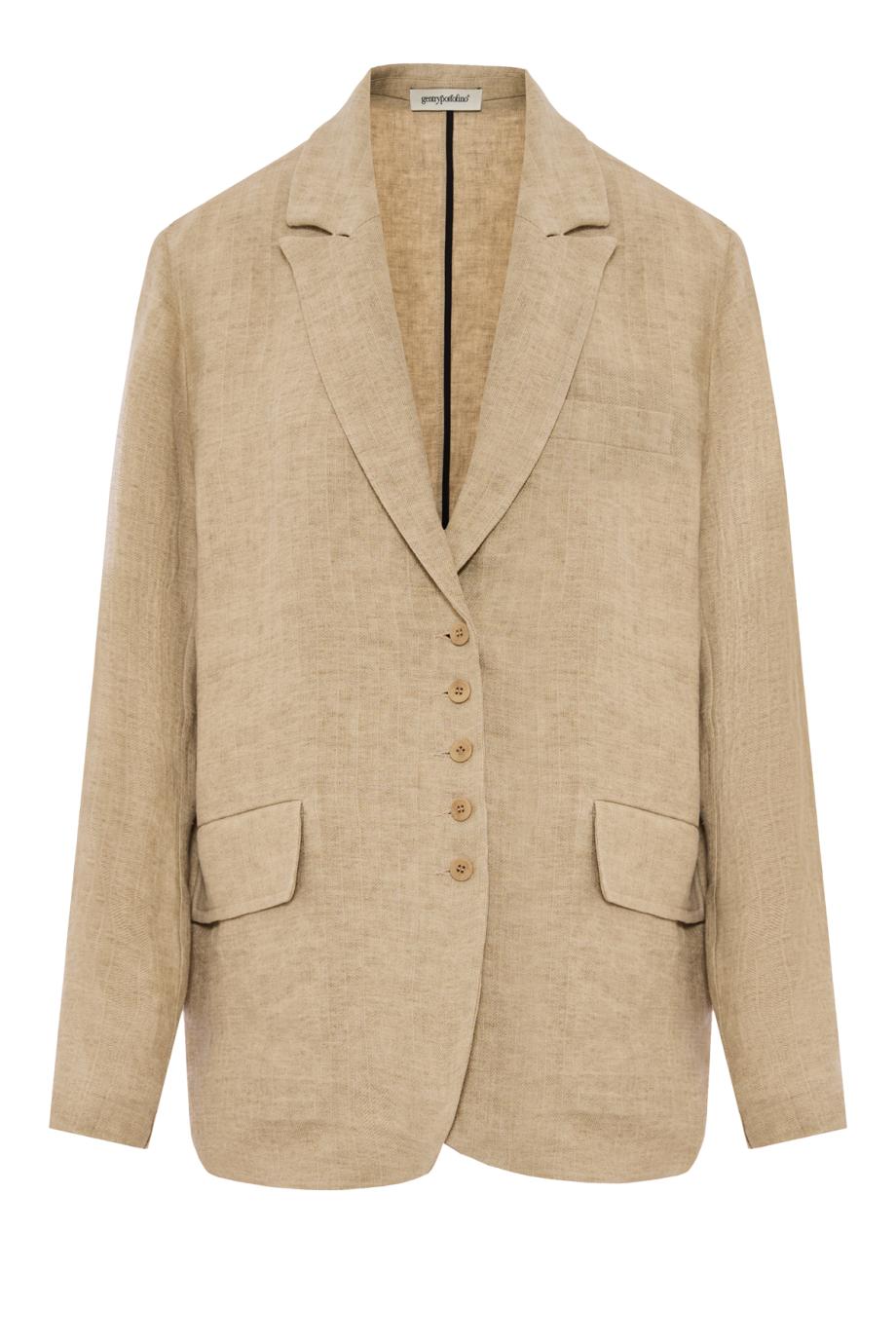 Linen blazer in cord