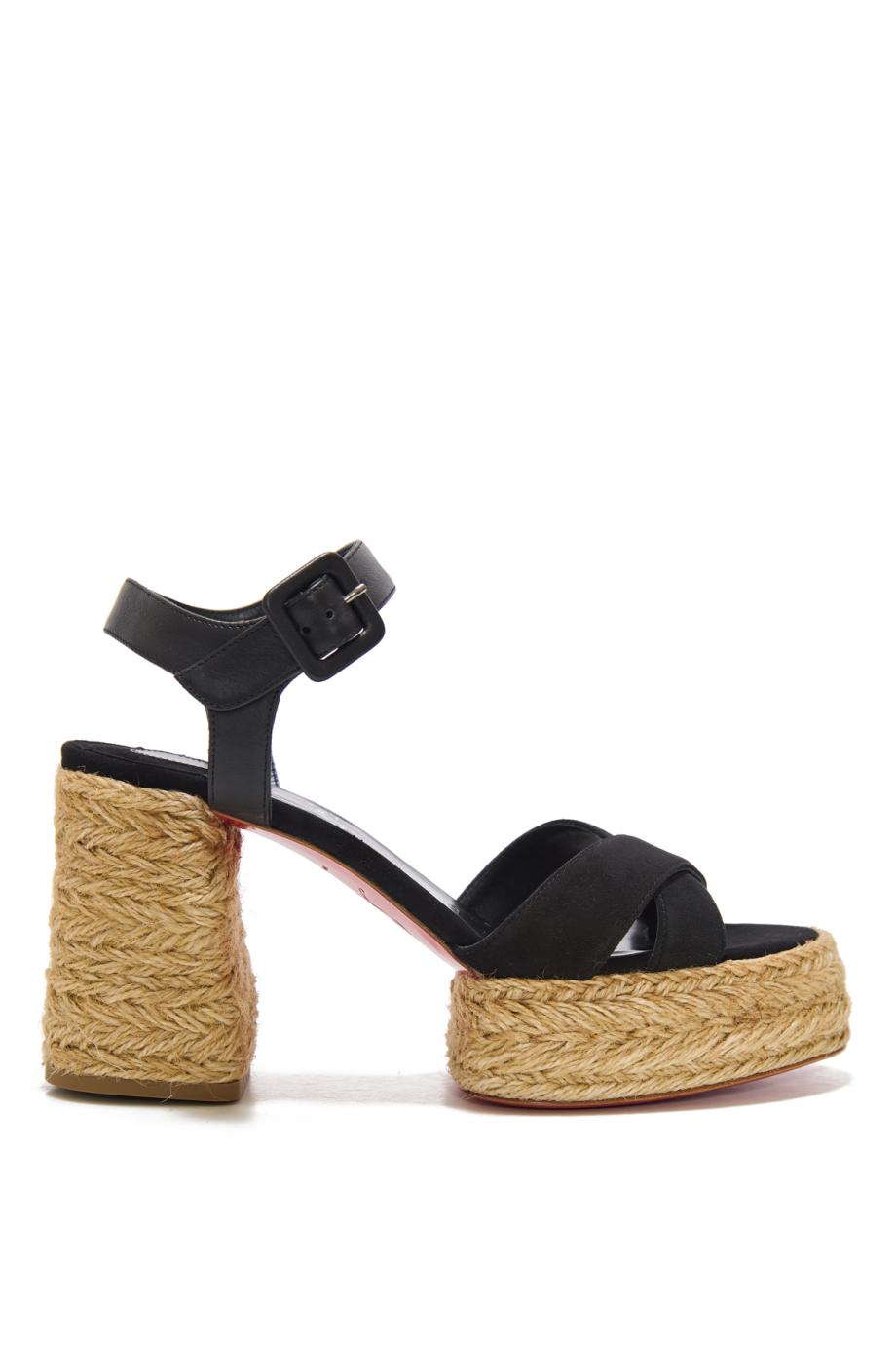 Carakala 85 suede sandals in black