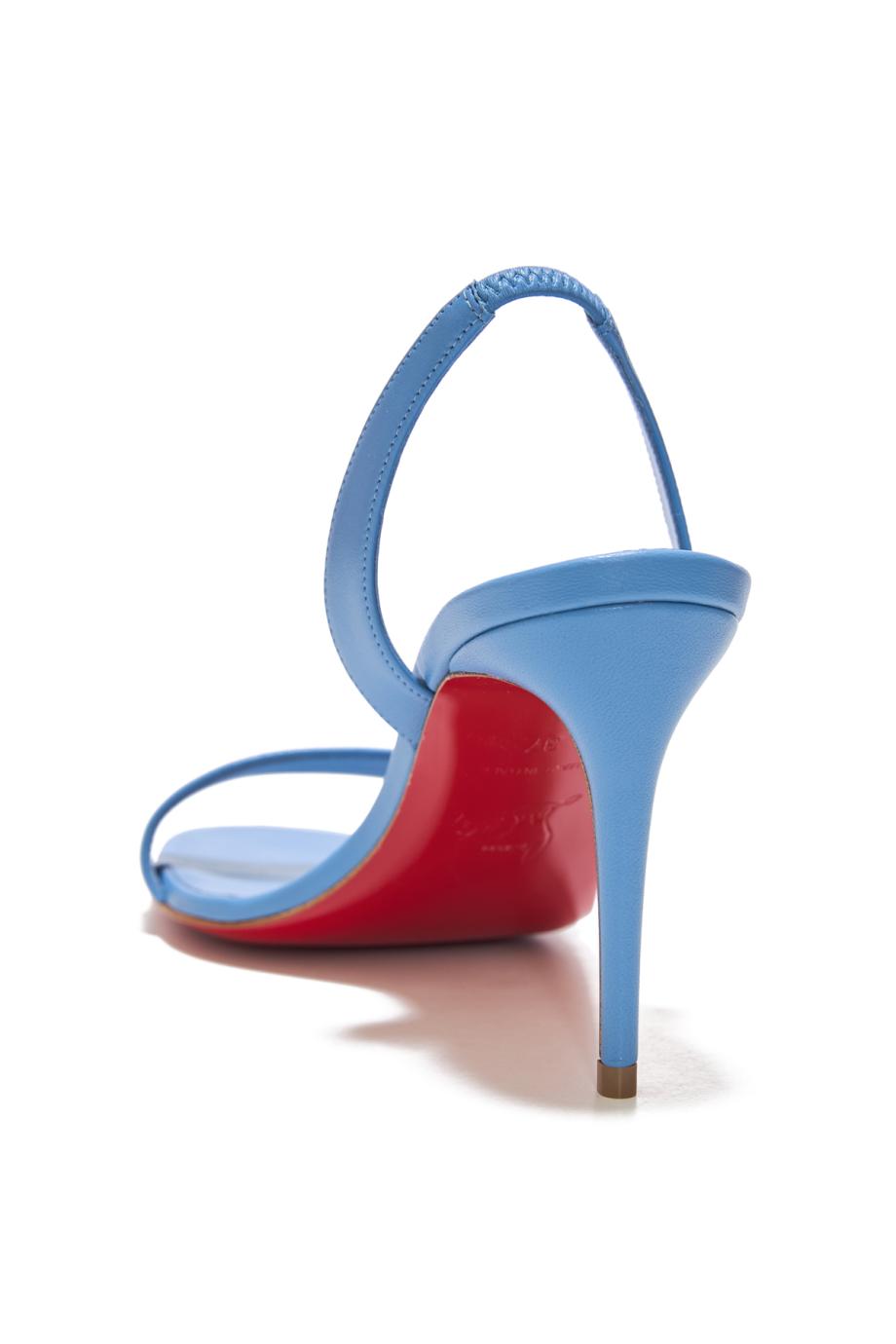 O Marilyn 85 leather sandals ceruleo