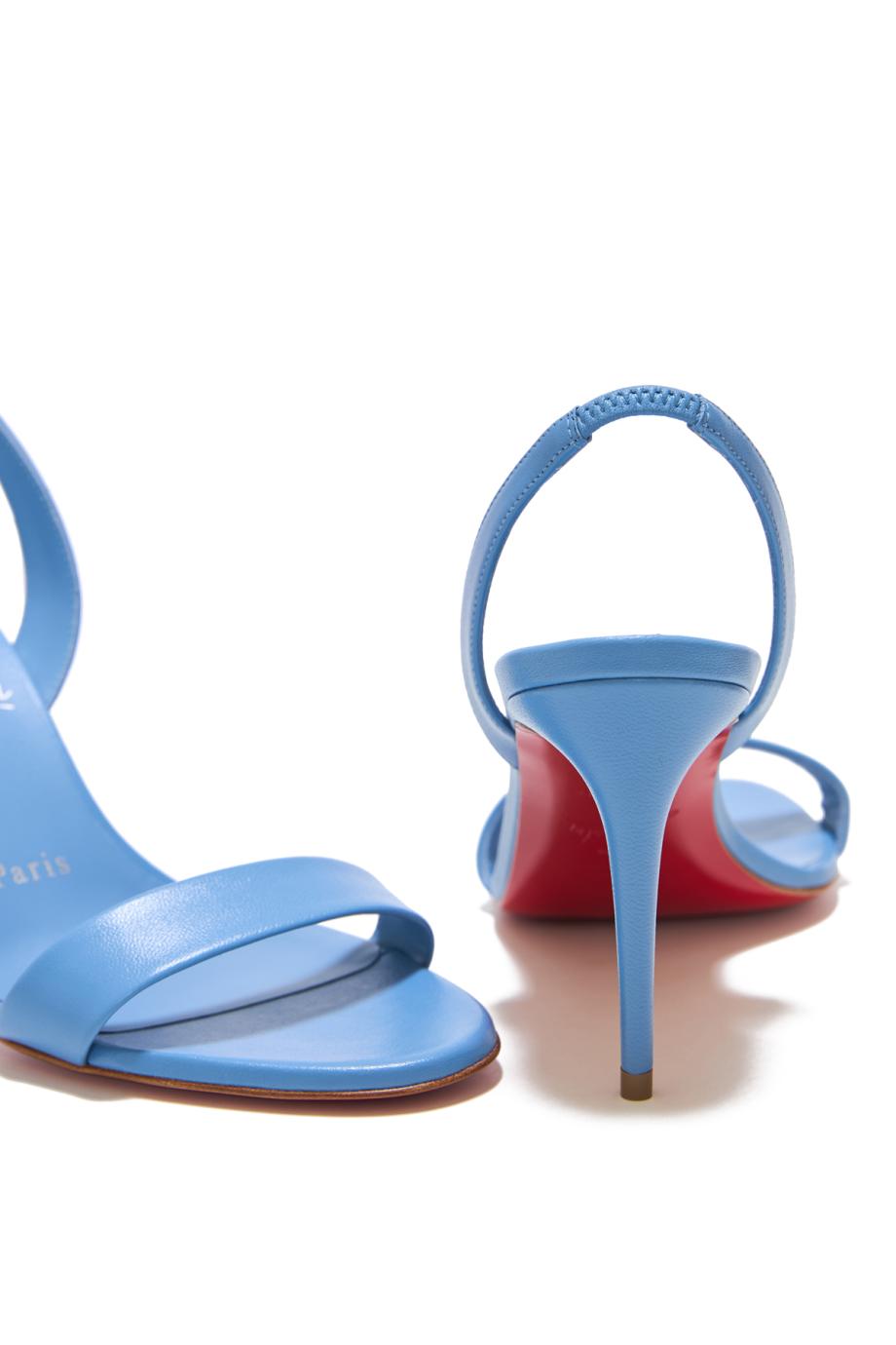 O Marilyn 85 leather sandals ceruleo