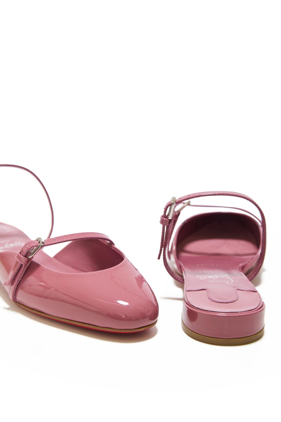 Jane Nina patent-leather flats in palacy