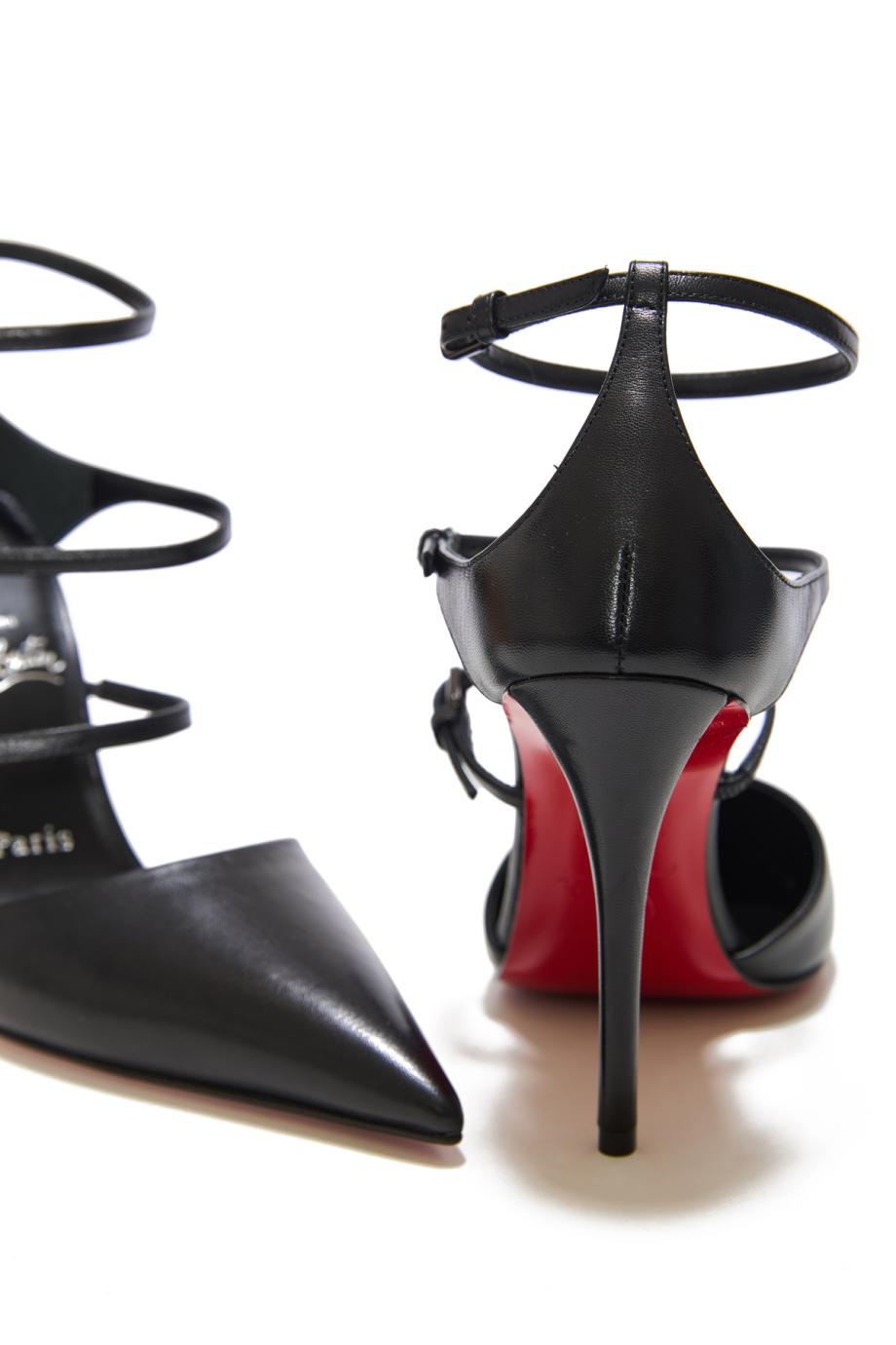 Milena 100 leather pumps in black