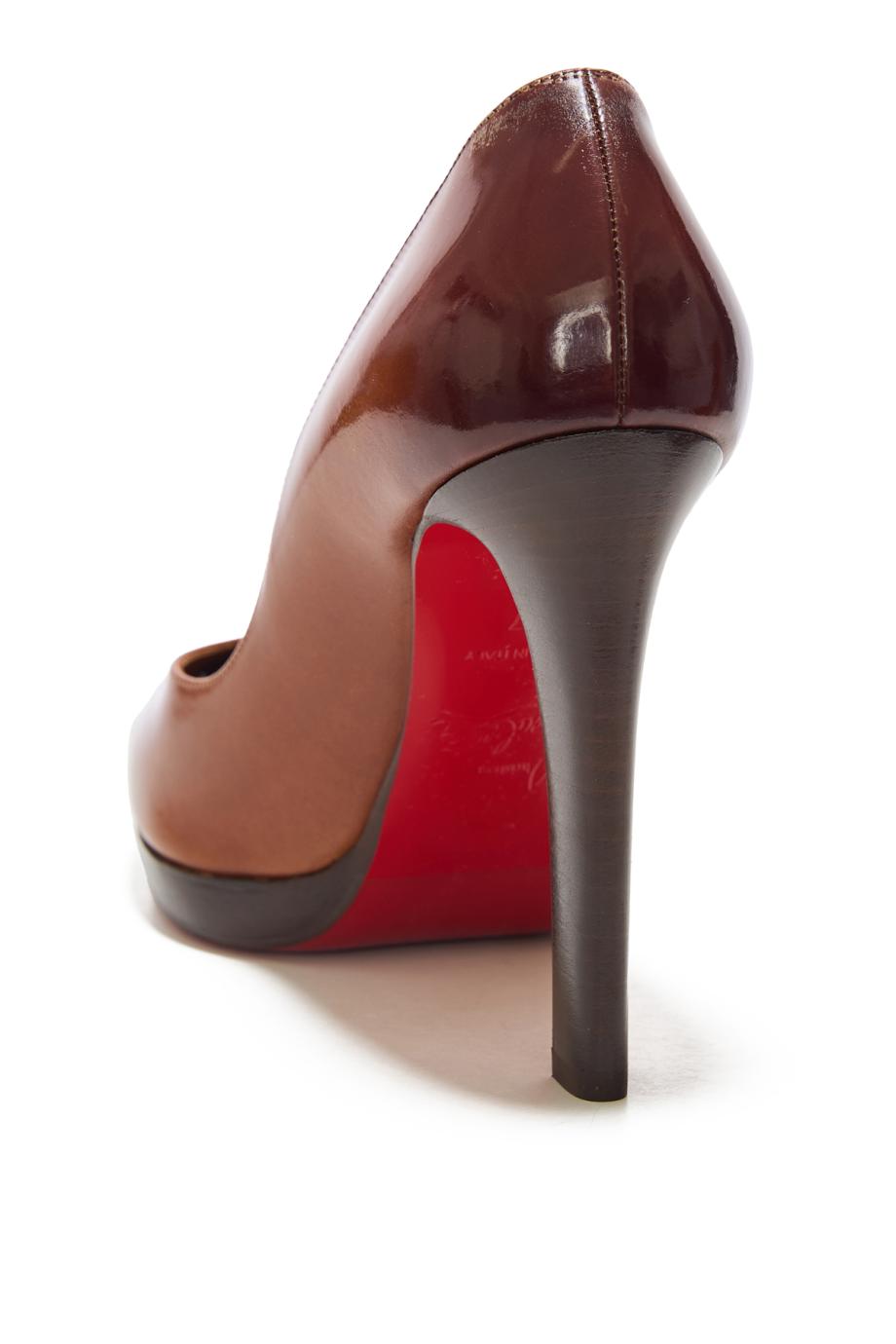 Fannylove 100 leather pumps in carmine