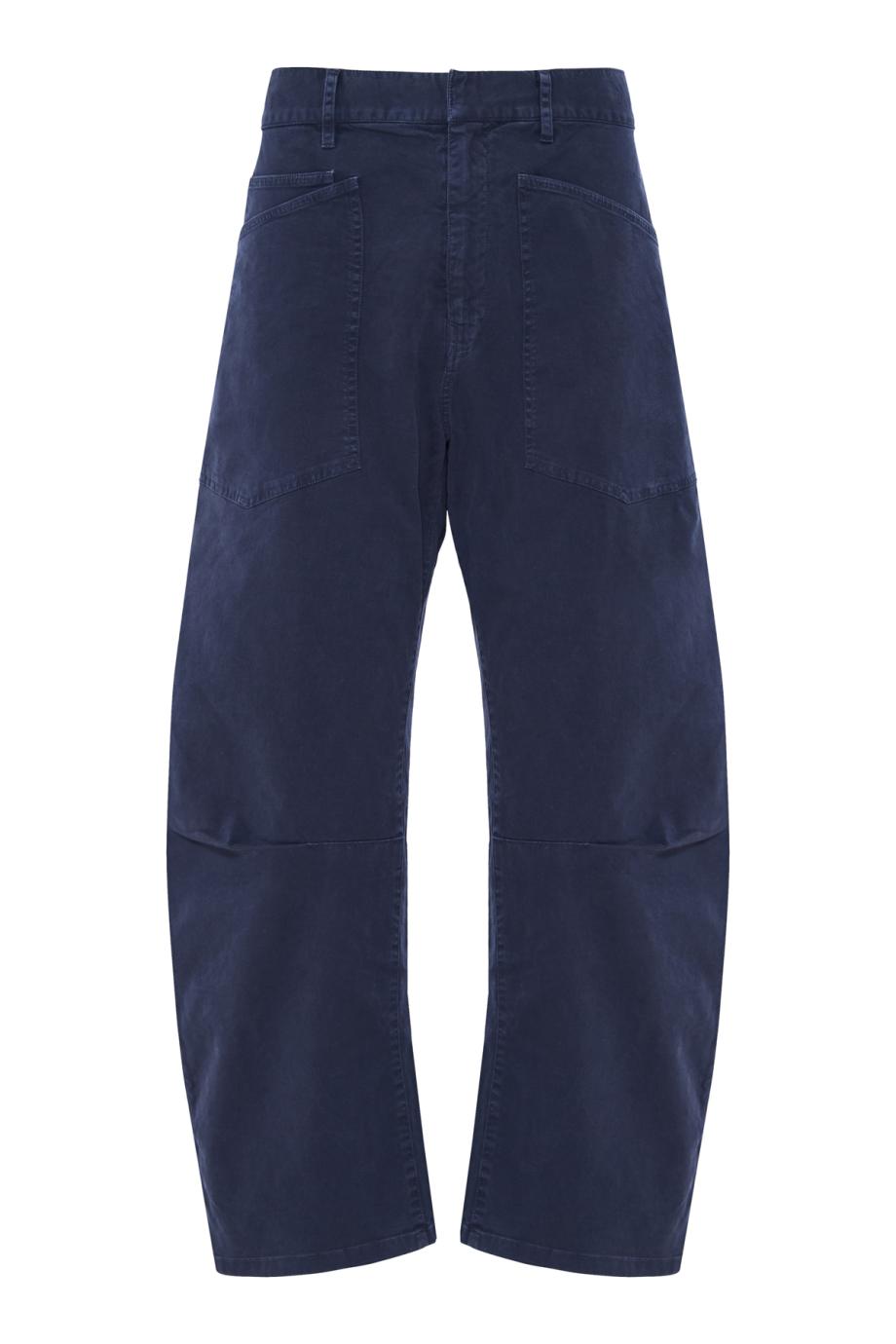 Shon vintage washed pants in blue