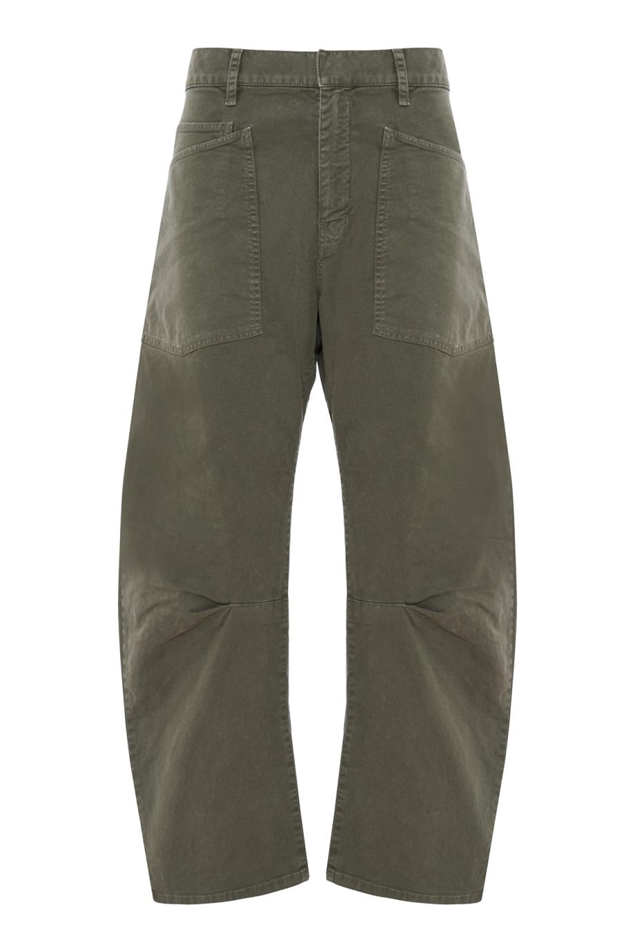Shon vintage washed pants in thyme