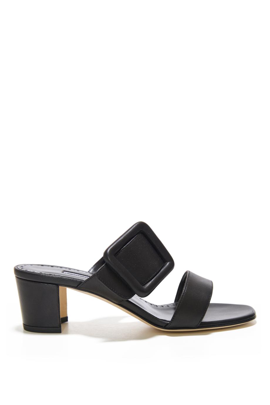 Newton 50 leather sandals in black