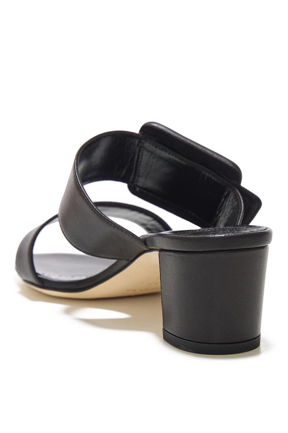 Newton 50 leather sandals in black