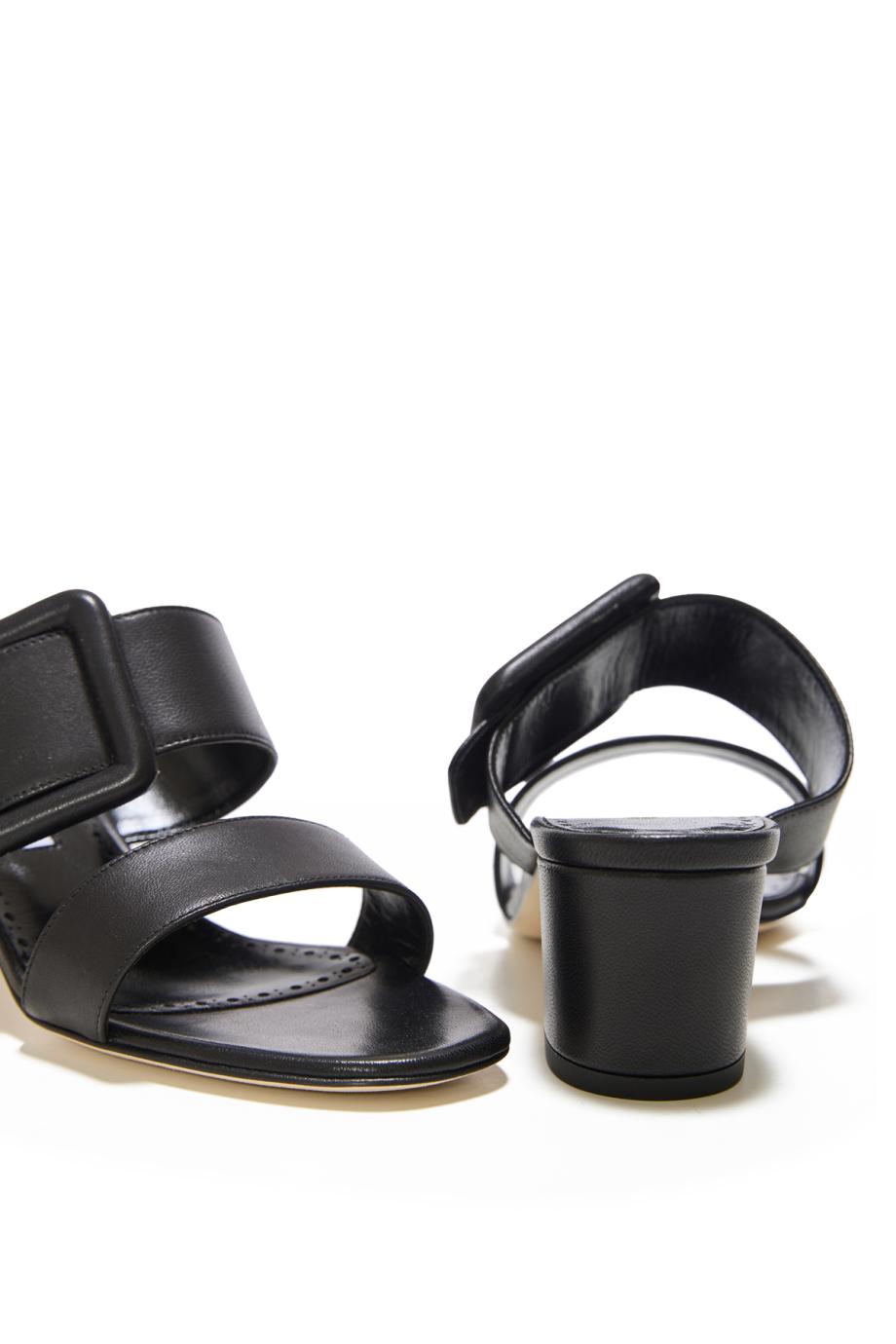 Newton 50 leather sandals in black