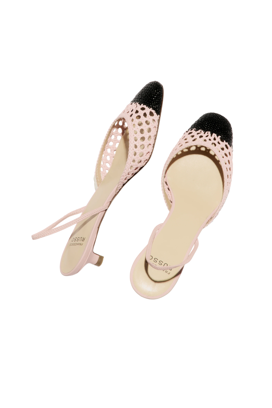 Crocheted 25 pumps in pink
