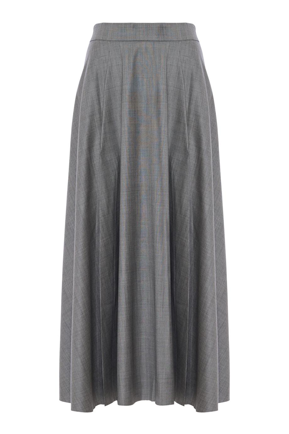 Lauren wool midi skirt in fantasy 