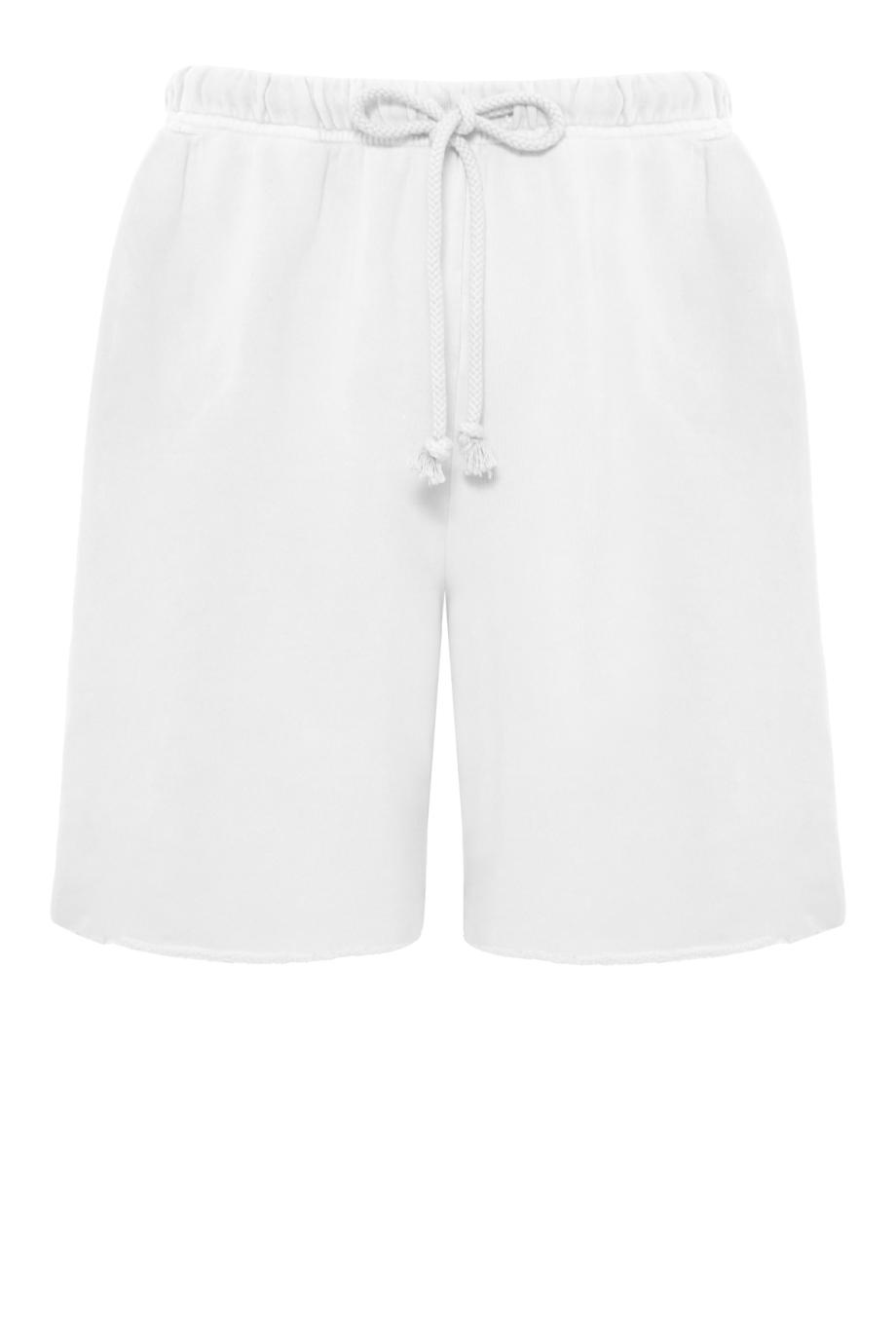 Rocoo cotton shorts in white