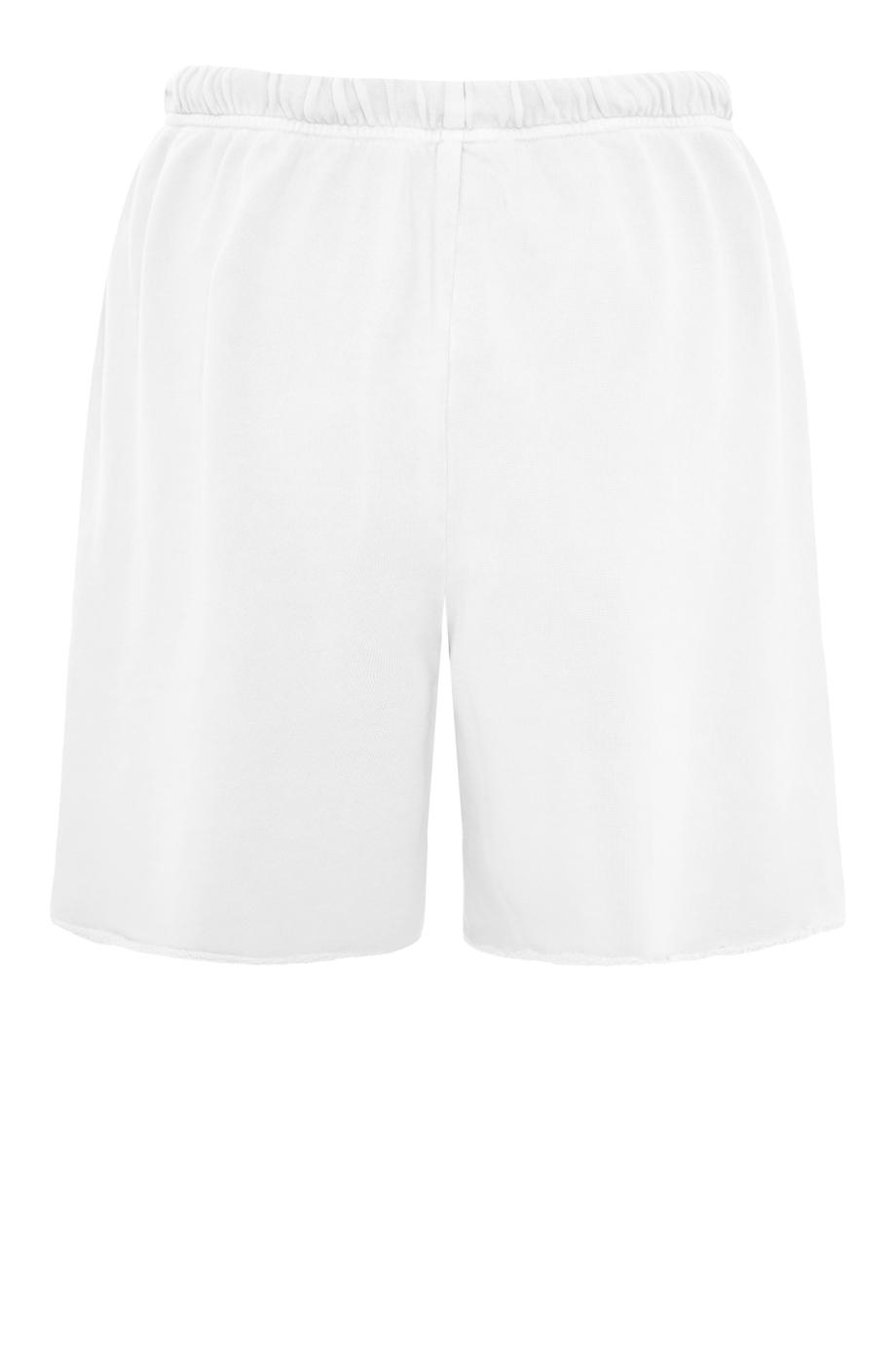 Rocoo cotton shorts in white