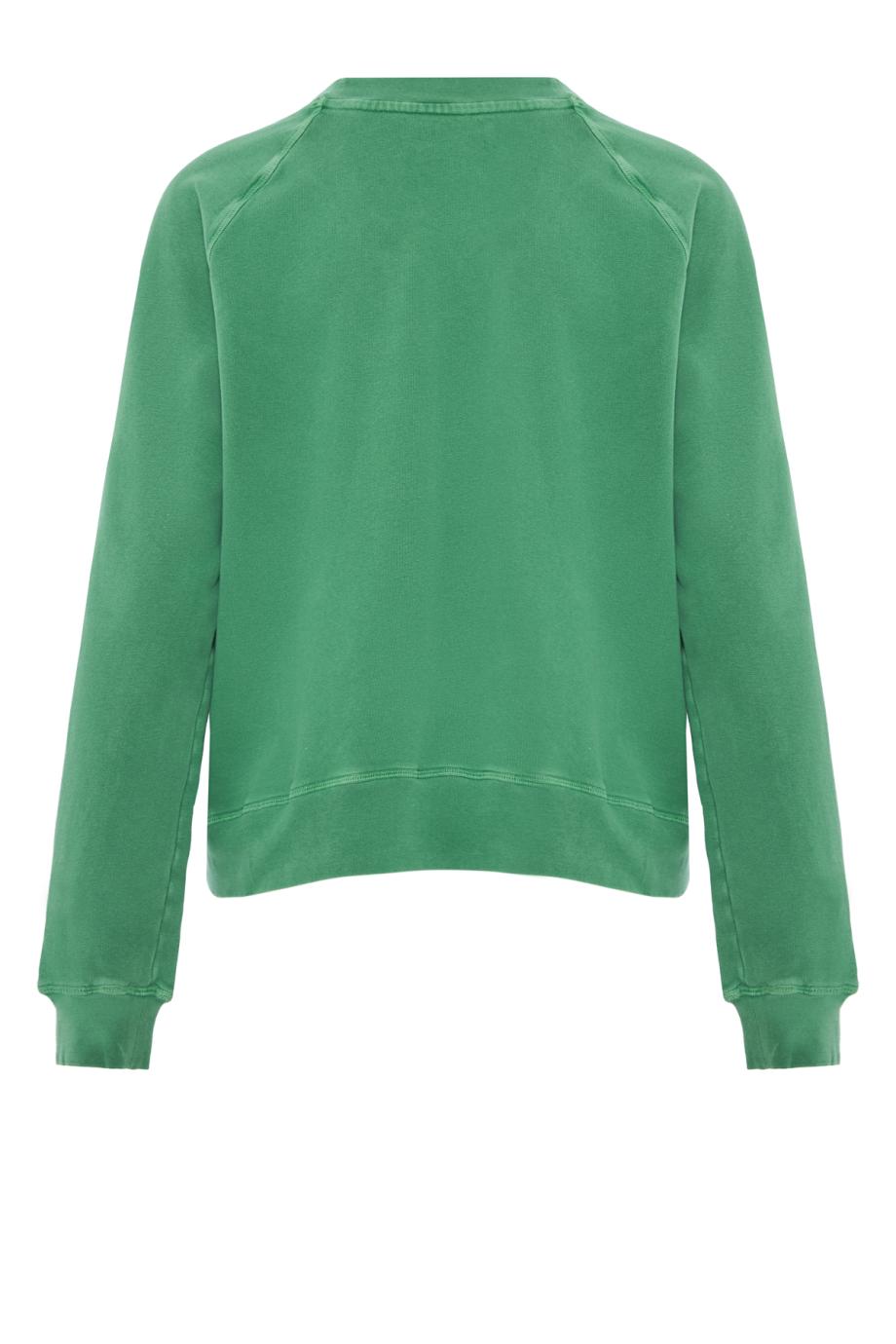 Marathon cotton sweatshirt in aloe