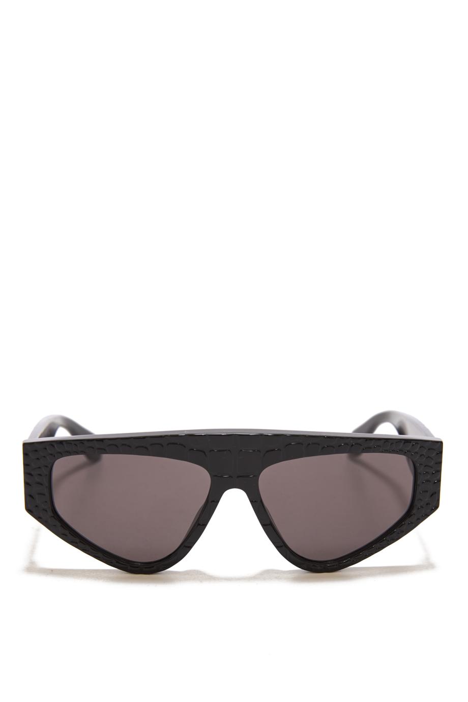 097S mask sunglasses in black