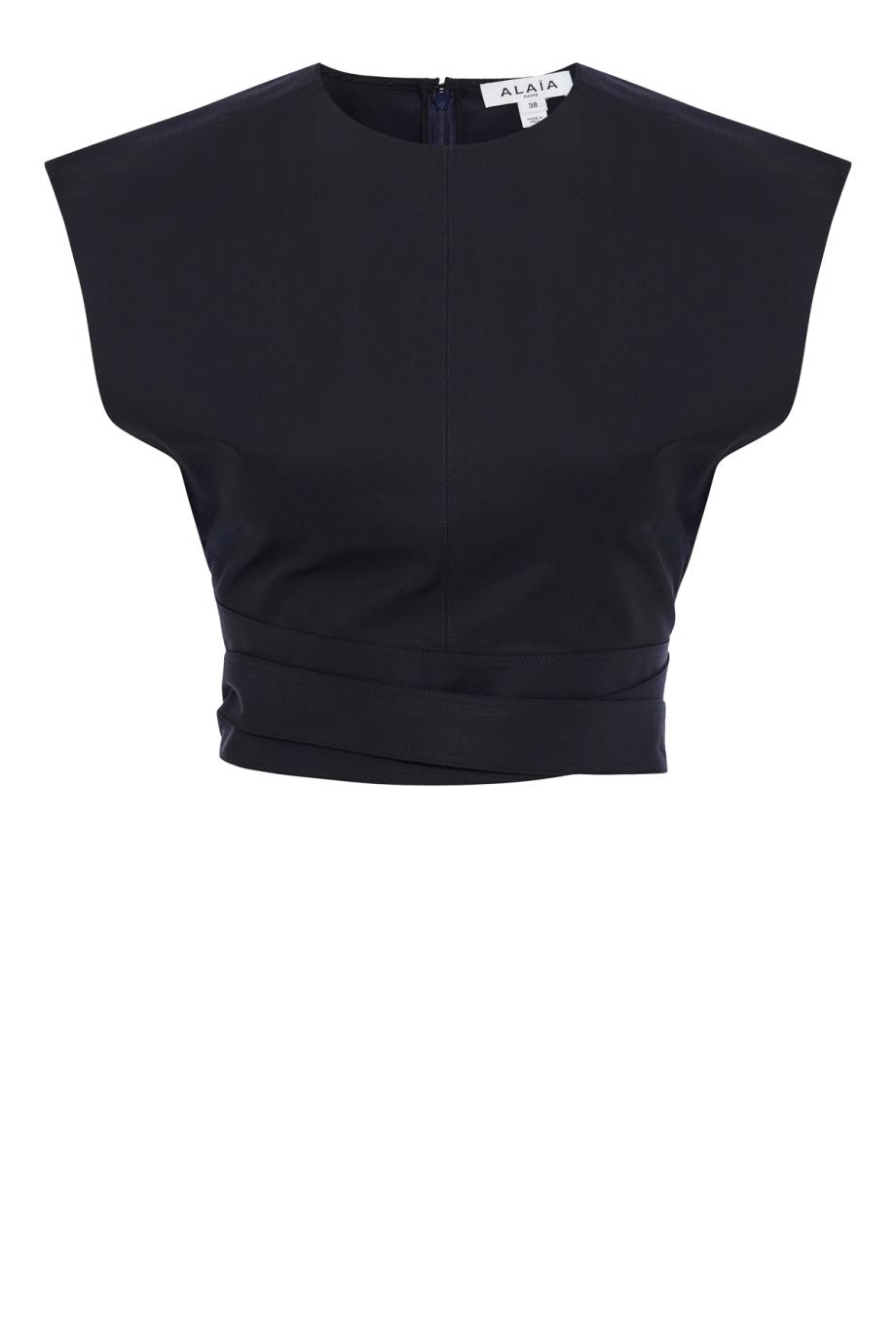 Solaro cotton top in black 