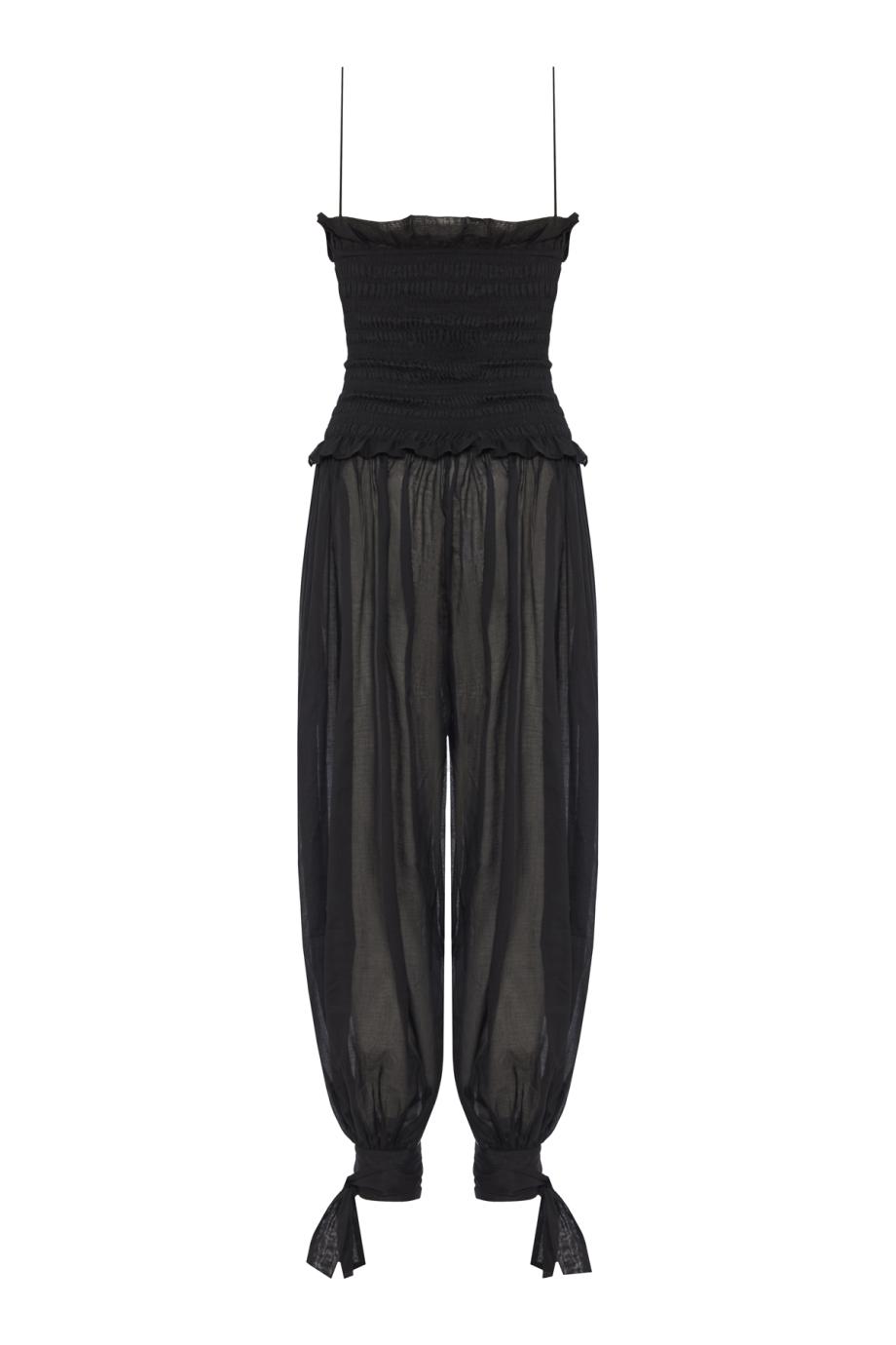 ΦΟΡΜΑ NOOR CO WIDE PANTS SMOKED