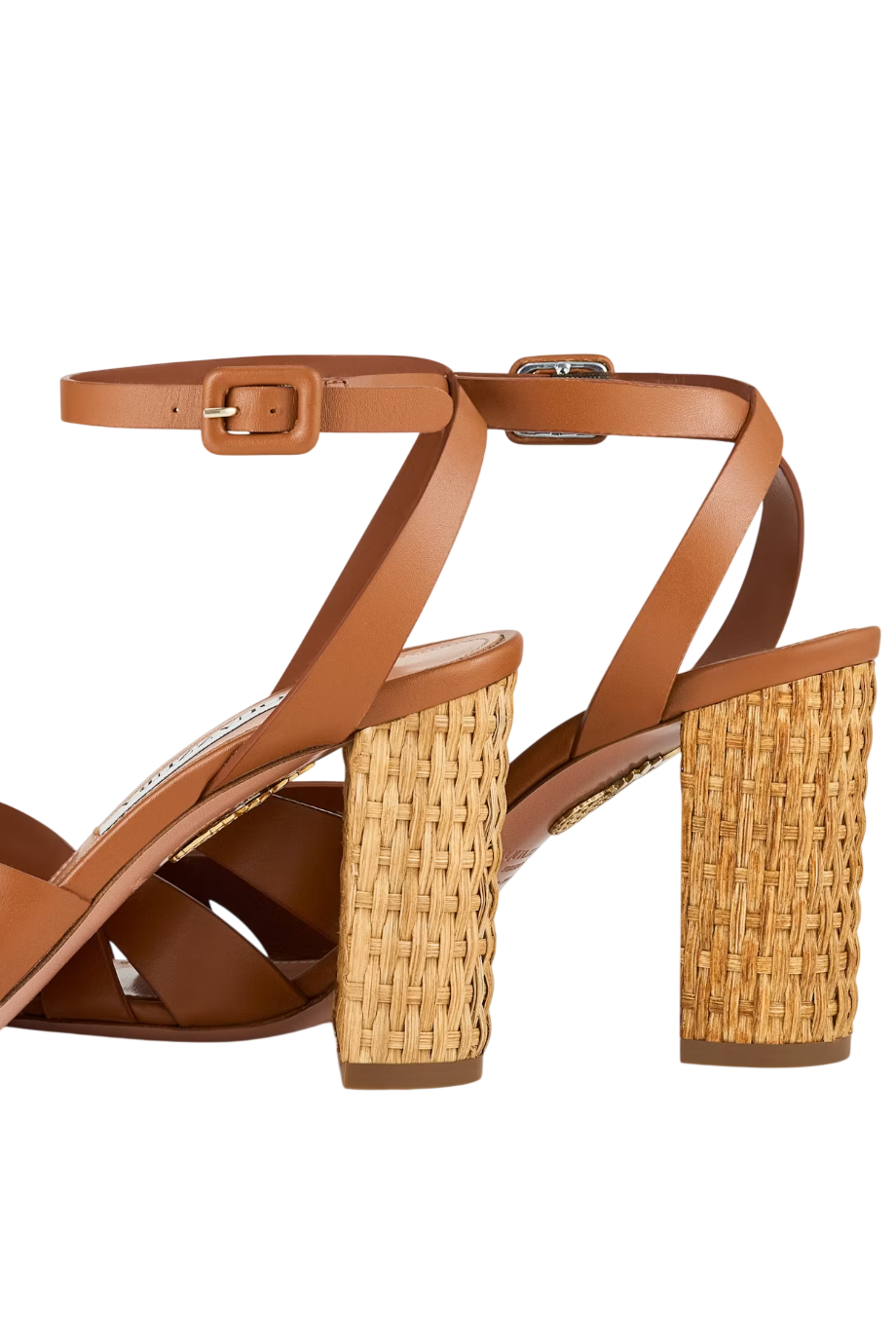 Copacabana 130 wedge sandals in tobacco