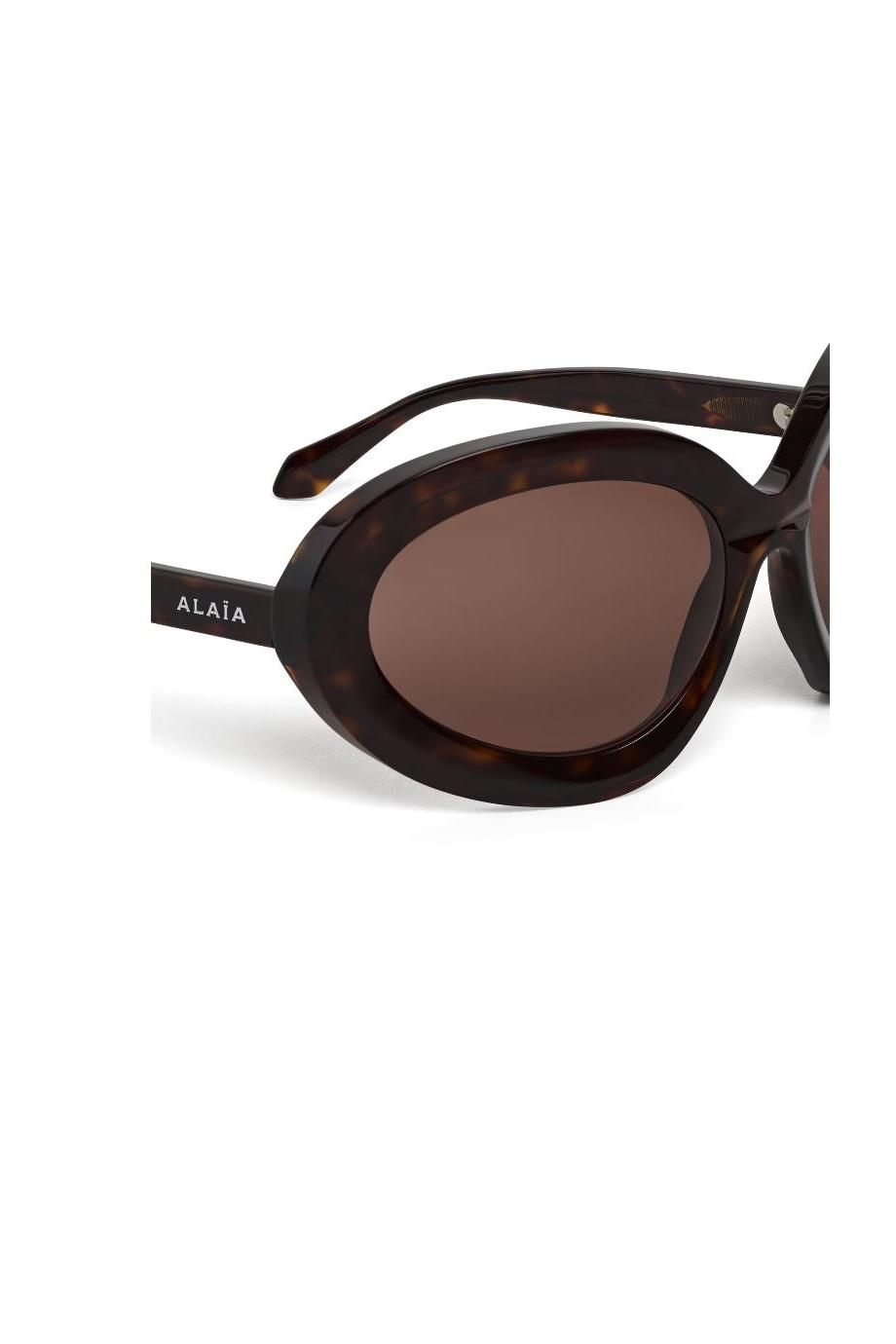 101S Rectangular sunglasses in havana 