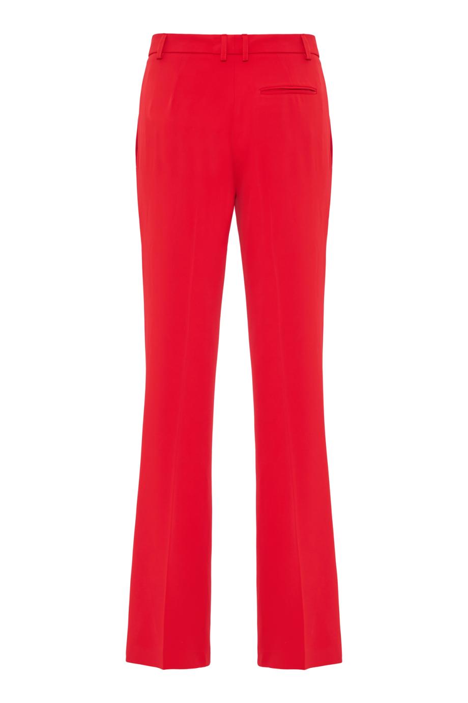 Zamba crepe pants in rosso