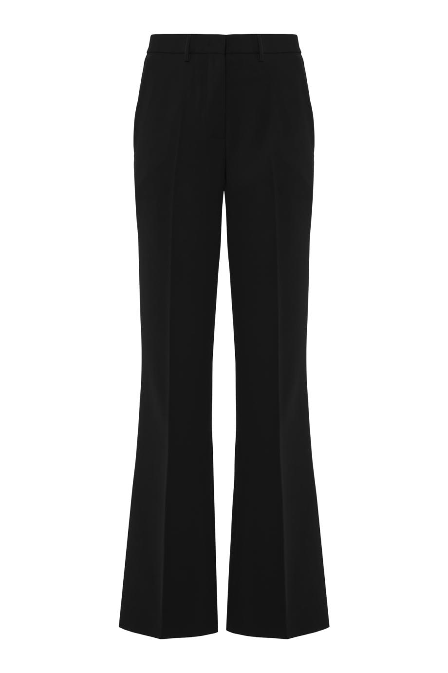 Zamba crepe pants in black