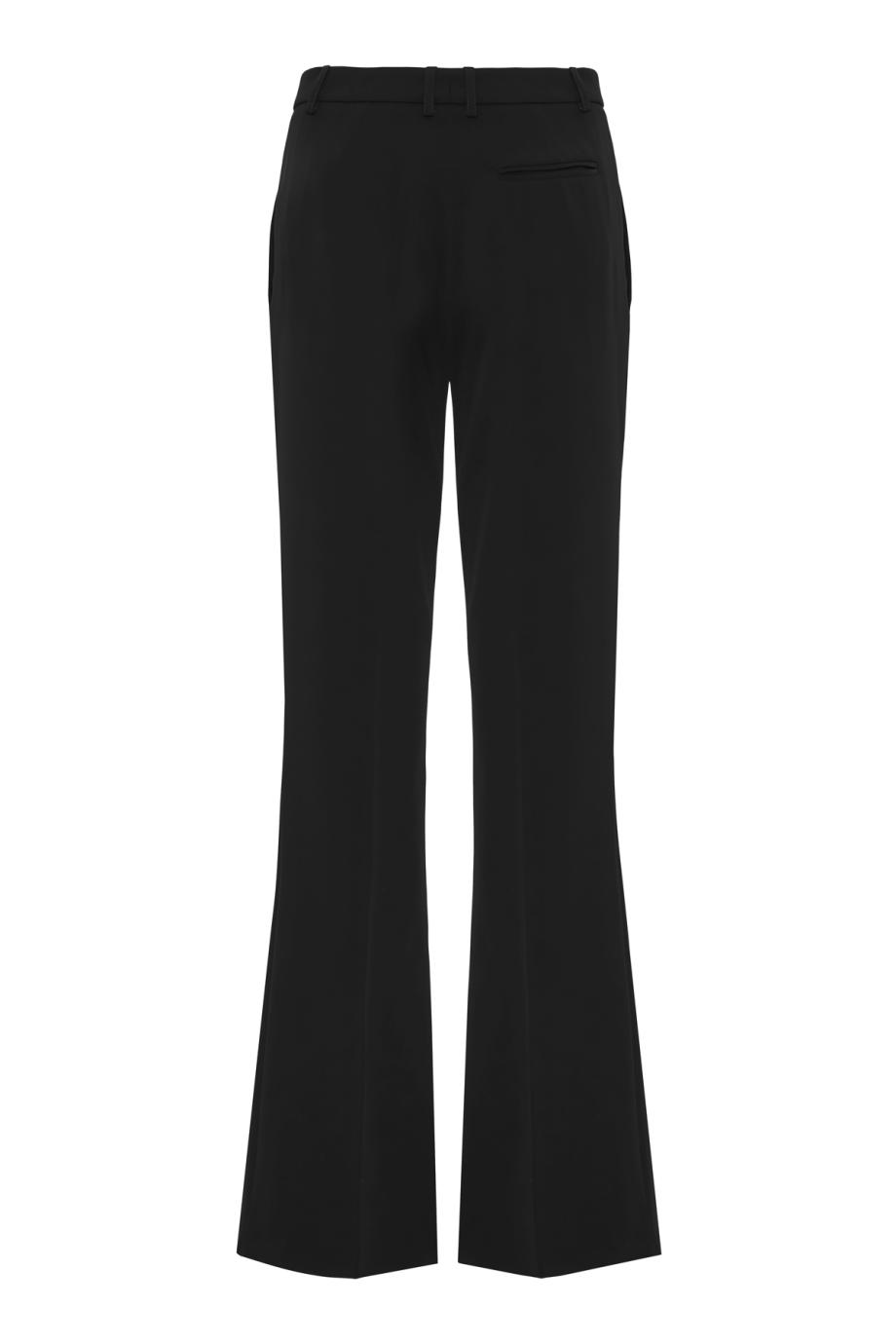 Zamba crepe pants in black