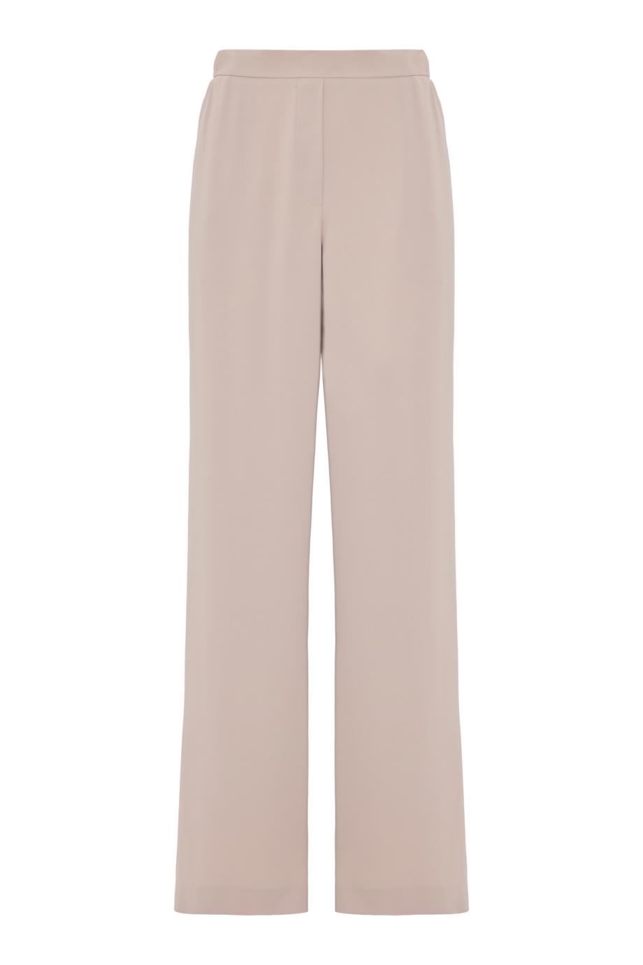 Ela crepe pants in pietra