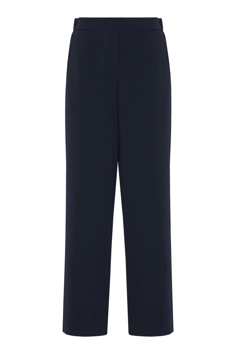 Ela crepe pants in navy
