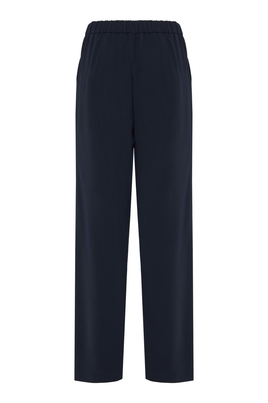 Ela crepe pants in navy