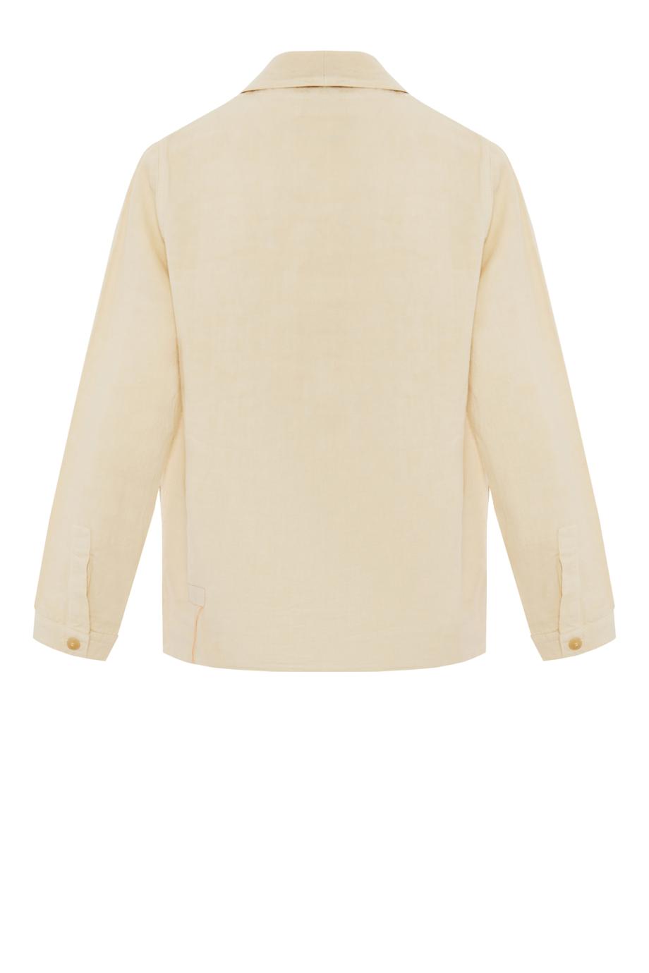 Manteco linen blazer in milk 