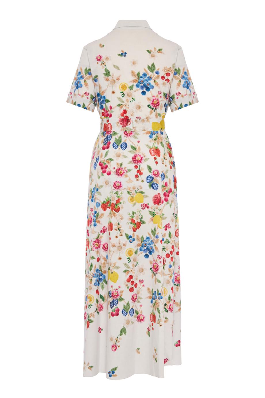 Como cotton poplin maxi dress in fruttatova
